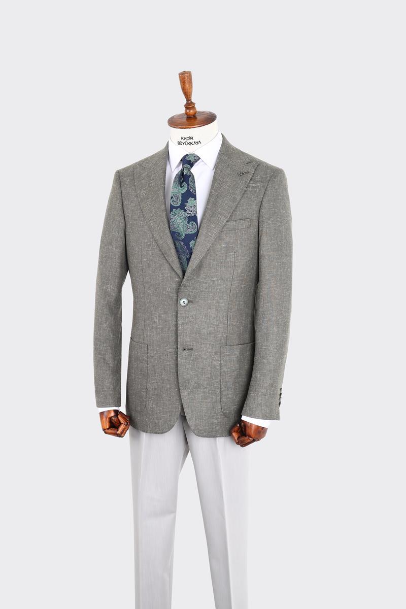 Kırlangıç Yaka Erkek Ceket-KAW5073S