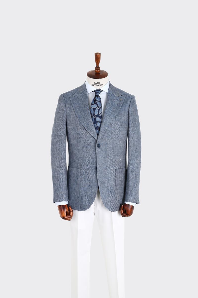 Kırlangıç Yaka Erkek Ceket-KAX5100S