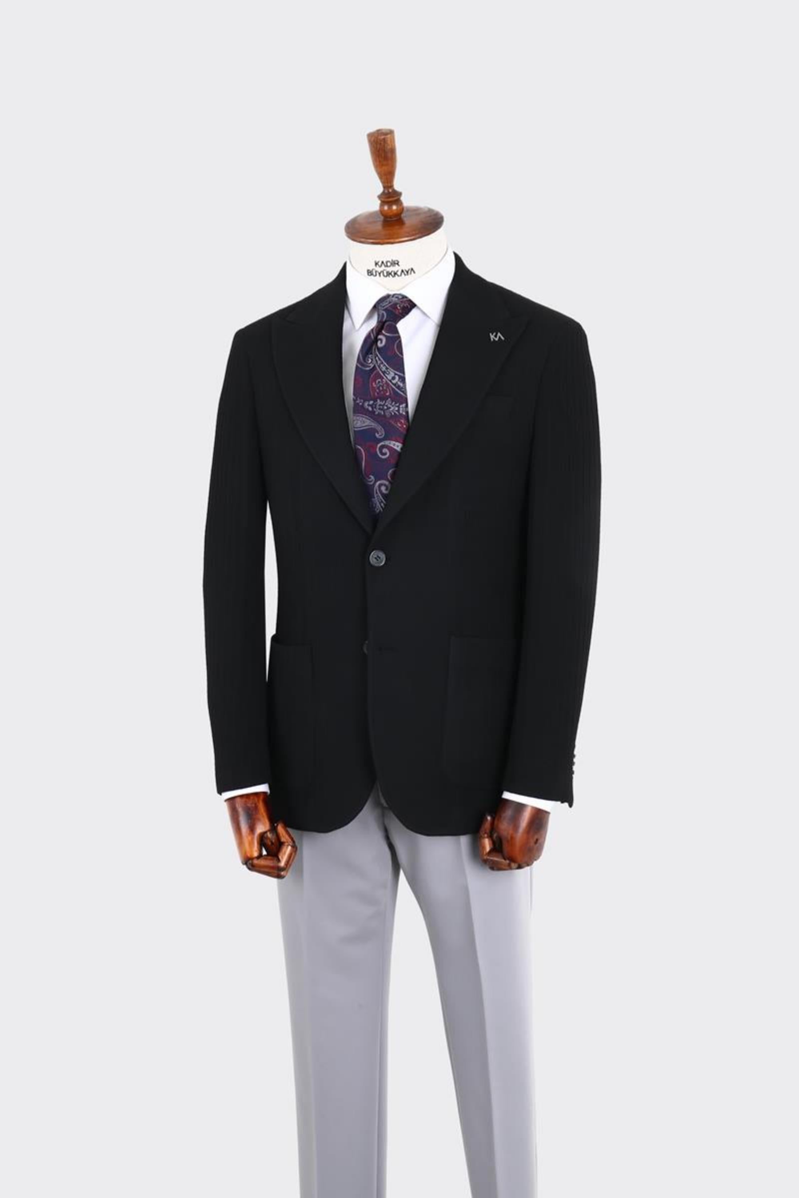 Kırlangıç Yaka Erkek Ceket-KAX5523S