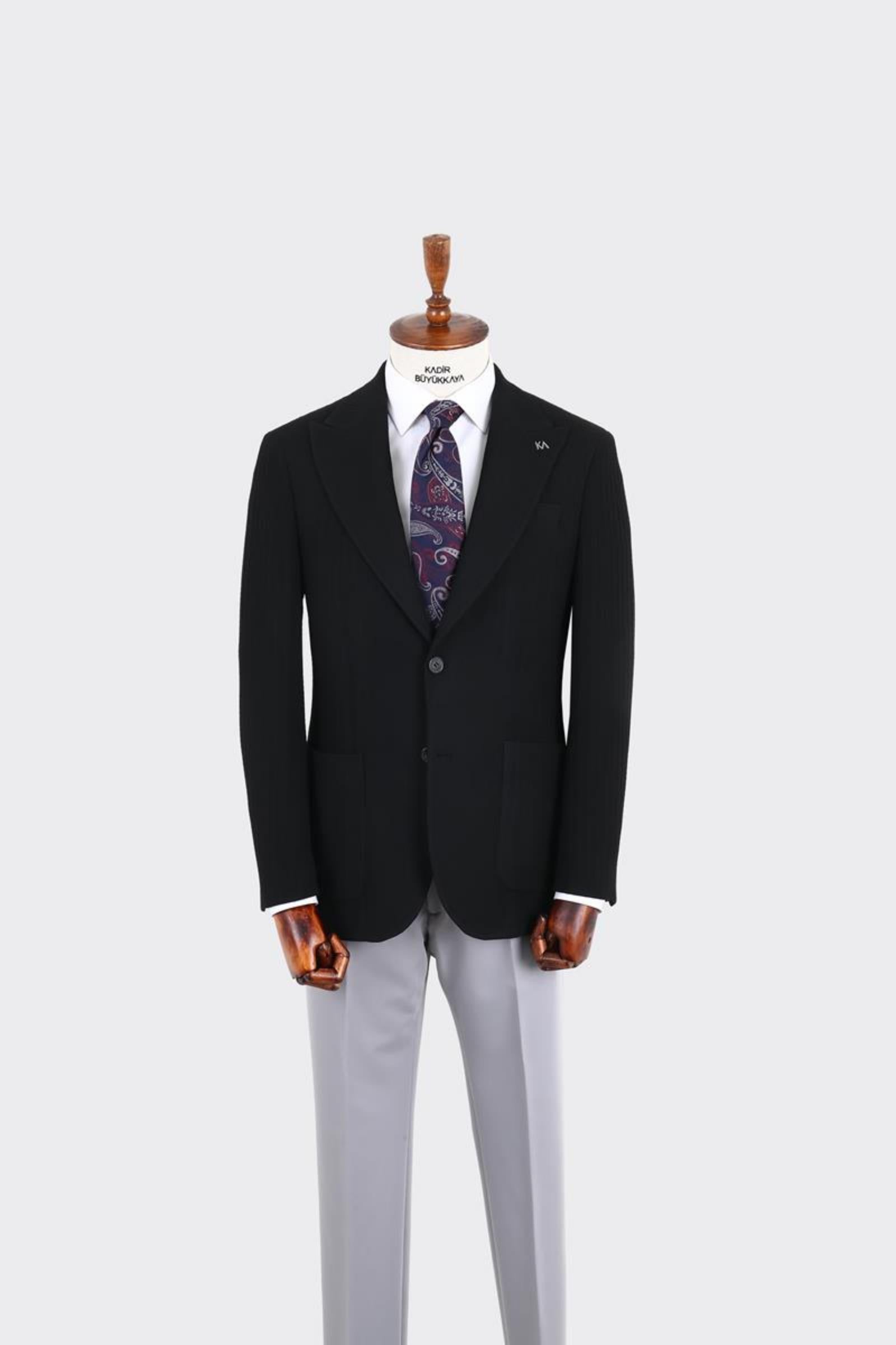 Kırlangıç Yaka Erkek Ceket-KAX5523S