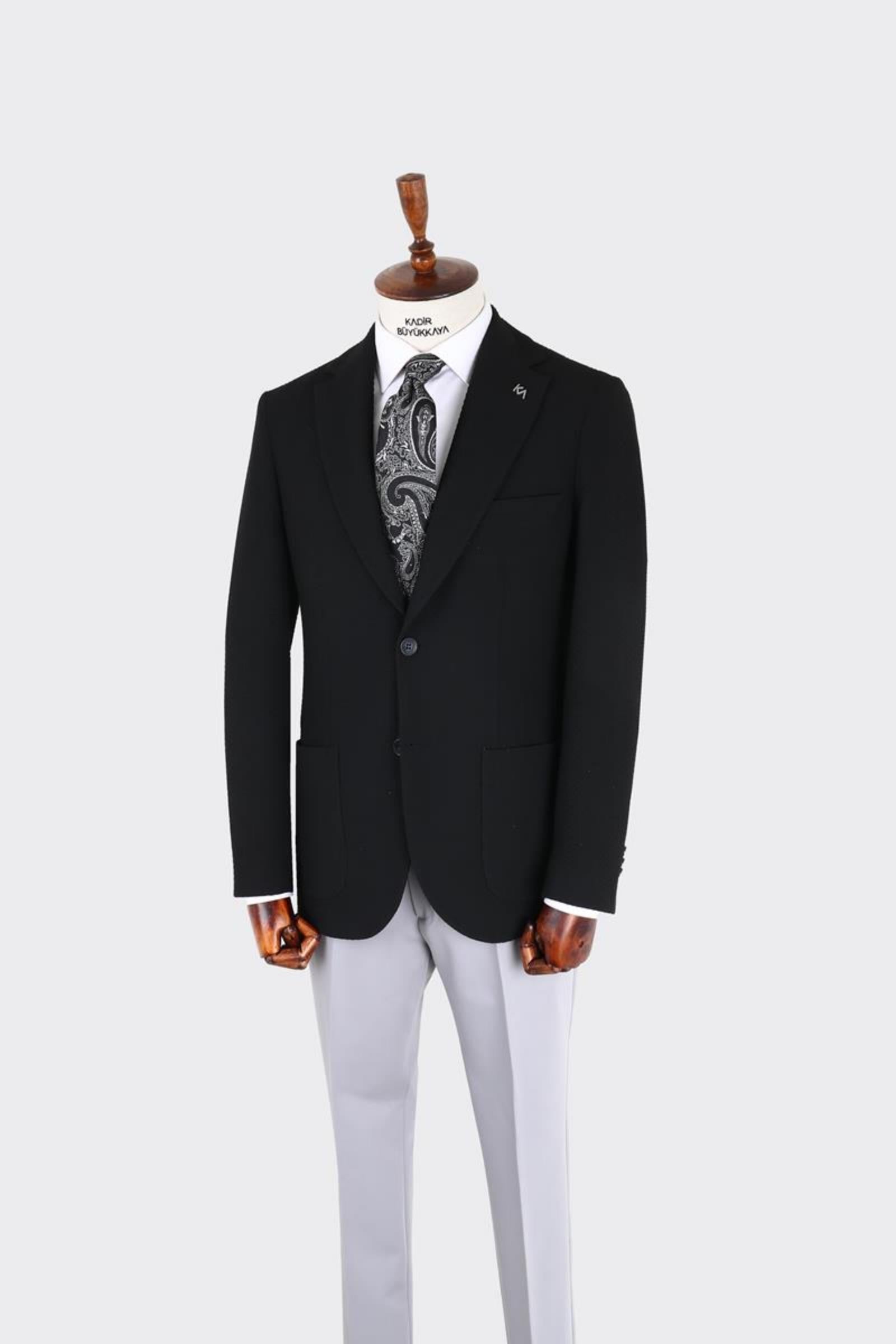 Kırlangıç Yaka Erkek Ceket-KAX5118S