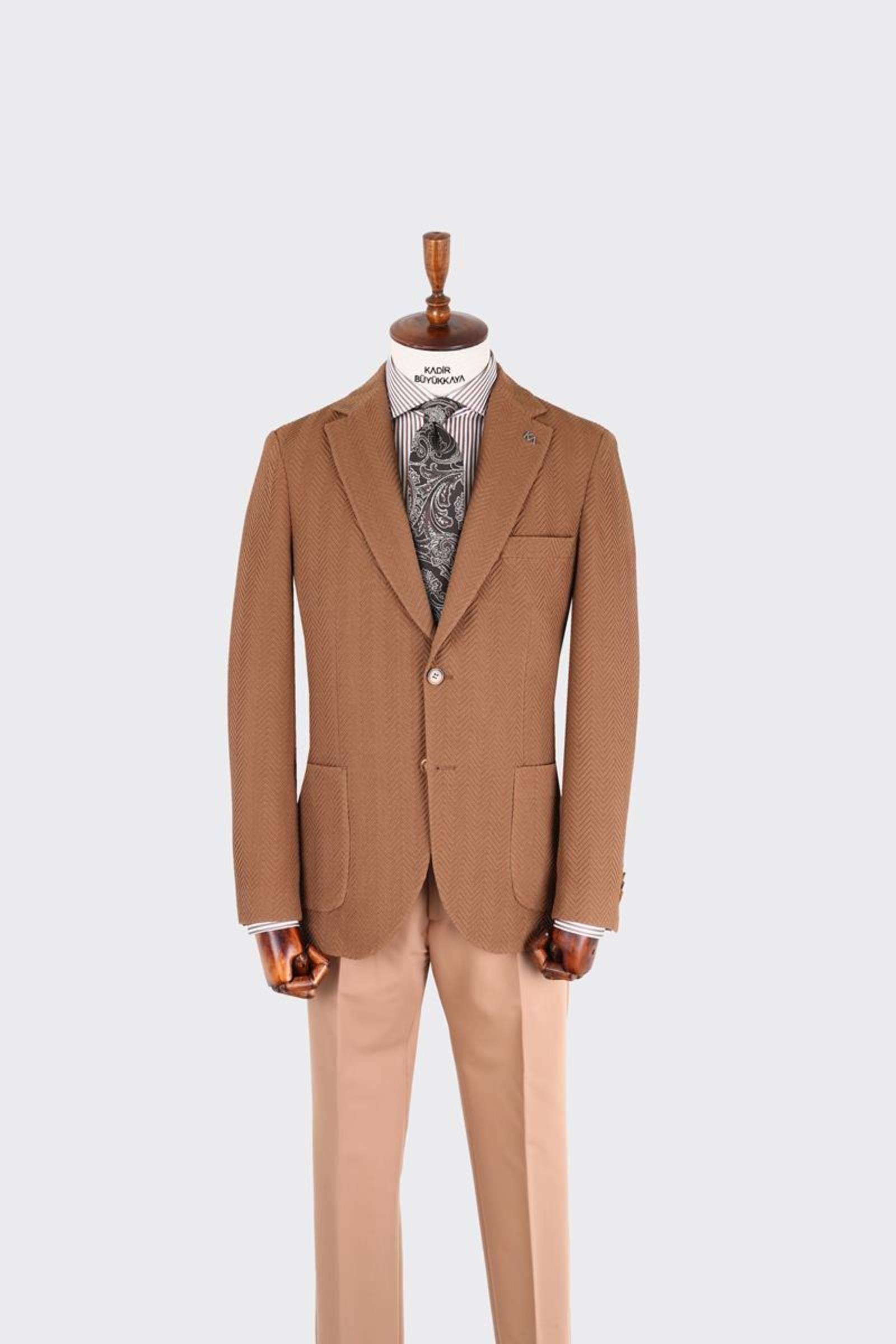 Kırlangıç Yaka Erkek Ceket-KAX5118S