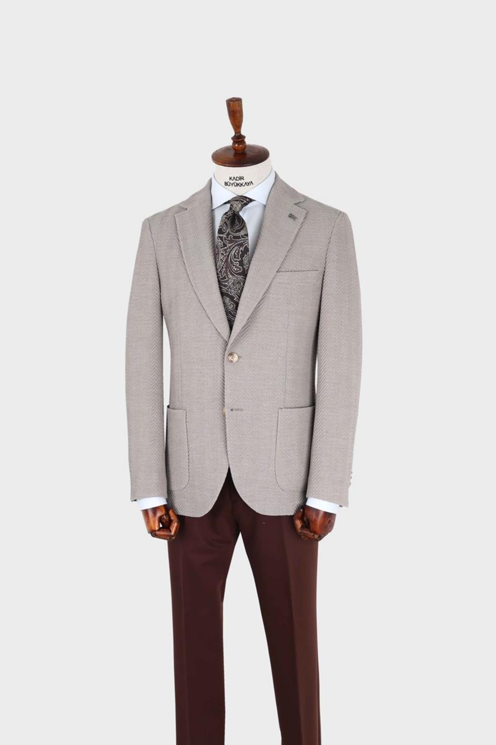 Kırlangıç Yaka Erkek Ceket-KAX5118S