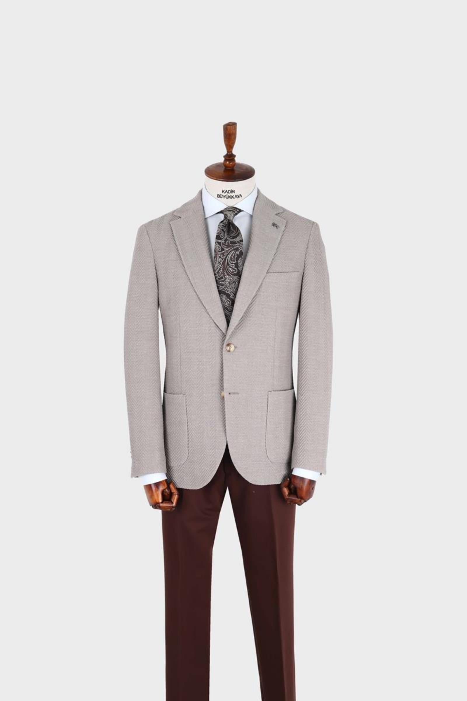 Kırlangıç Yaka Erkek Ceket-KAX5118S