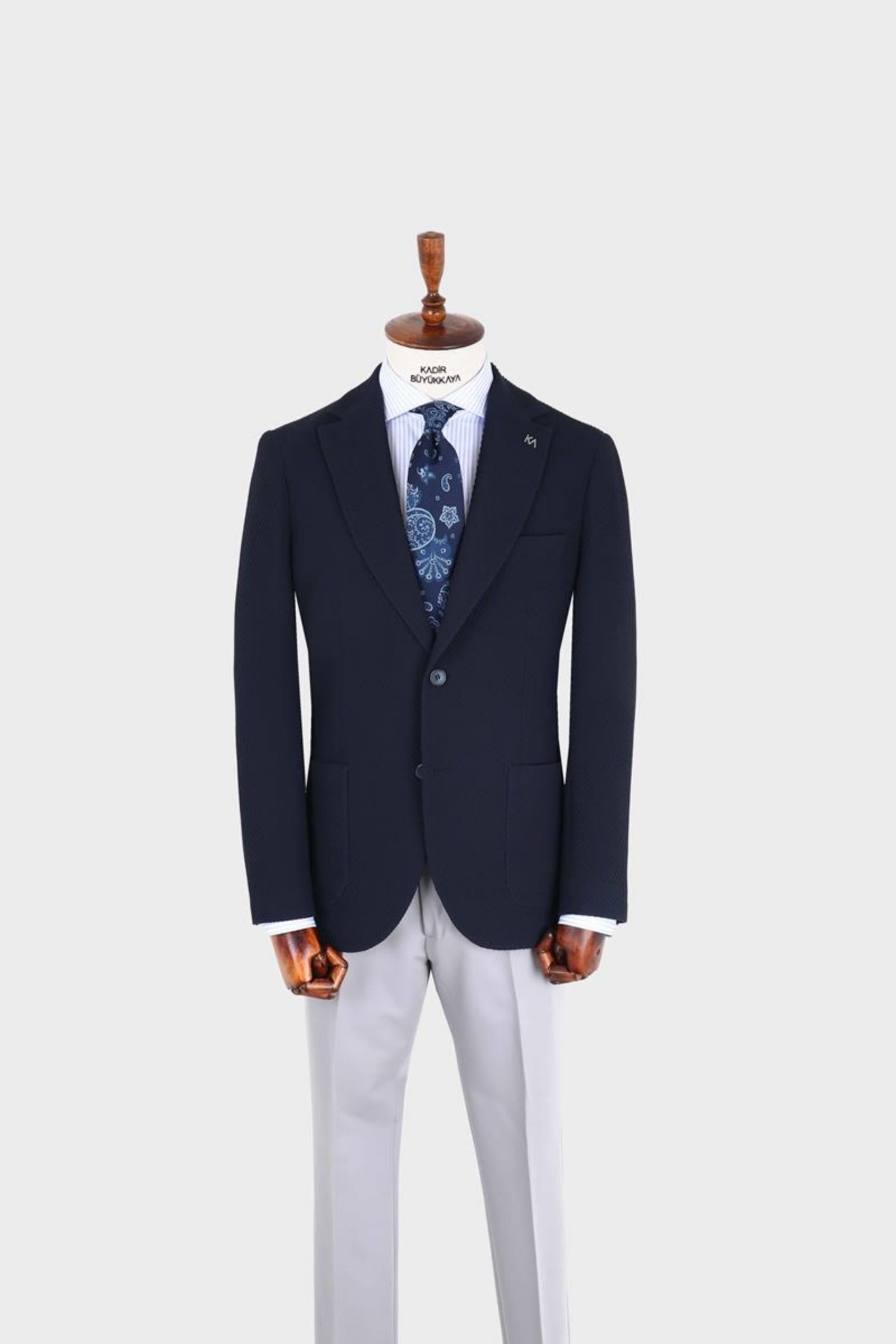 Kırlangıç Yaka Erkek Ceket-KAX5117S