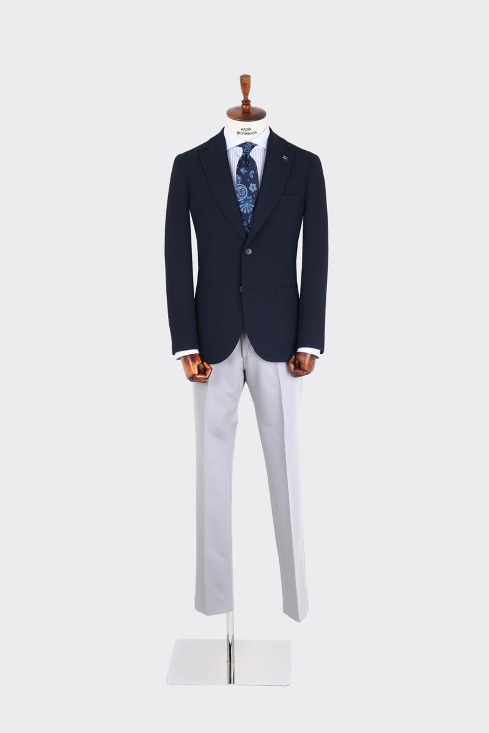 Kırlangıç Yaka Erkek Ceket-KAX5117S