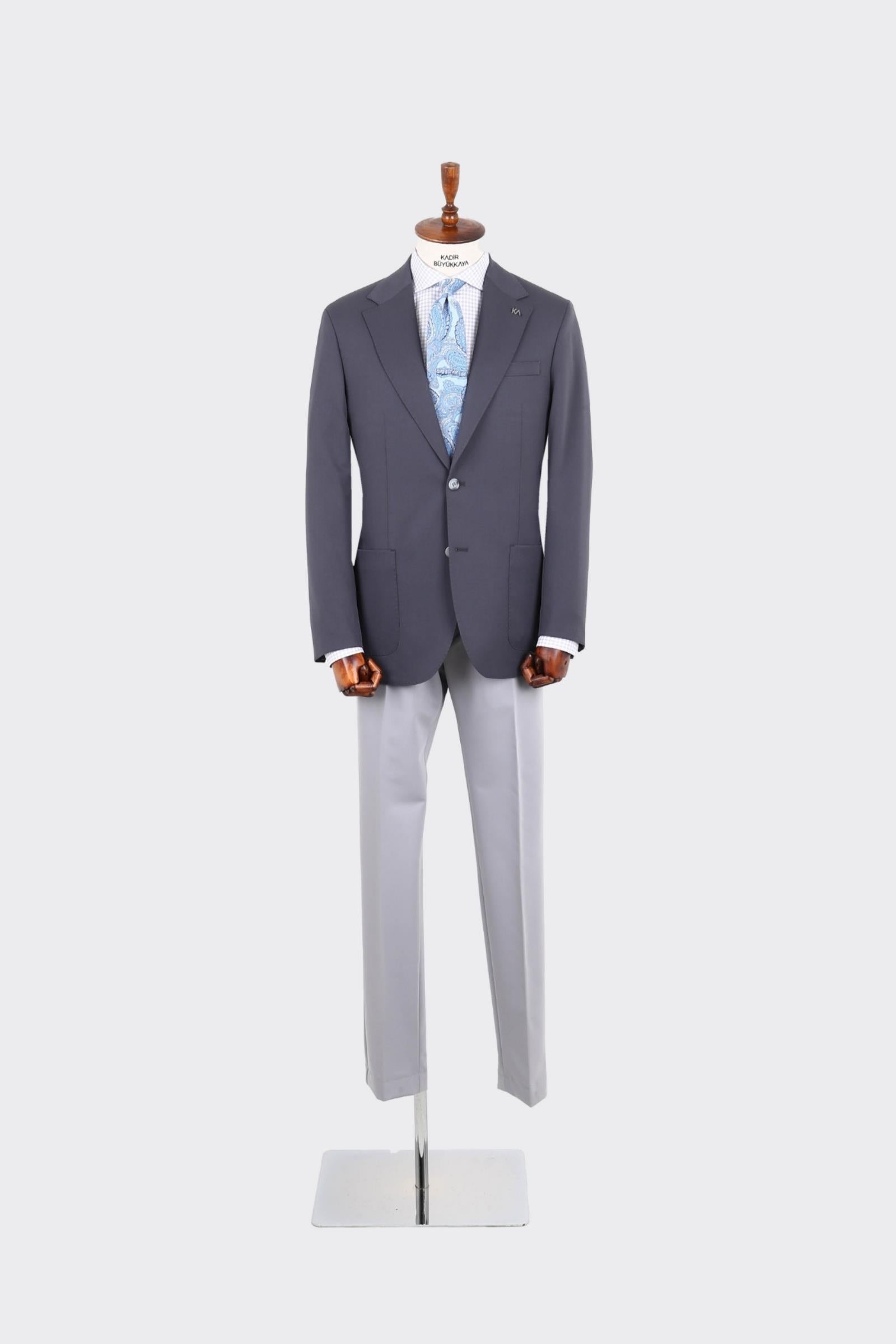 Kırlangıç Yaka Erkek Ceket-KAX5115W