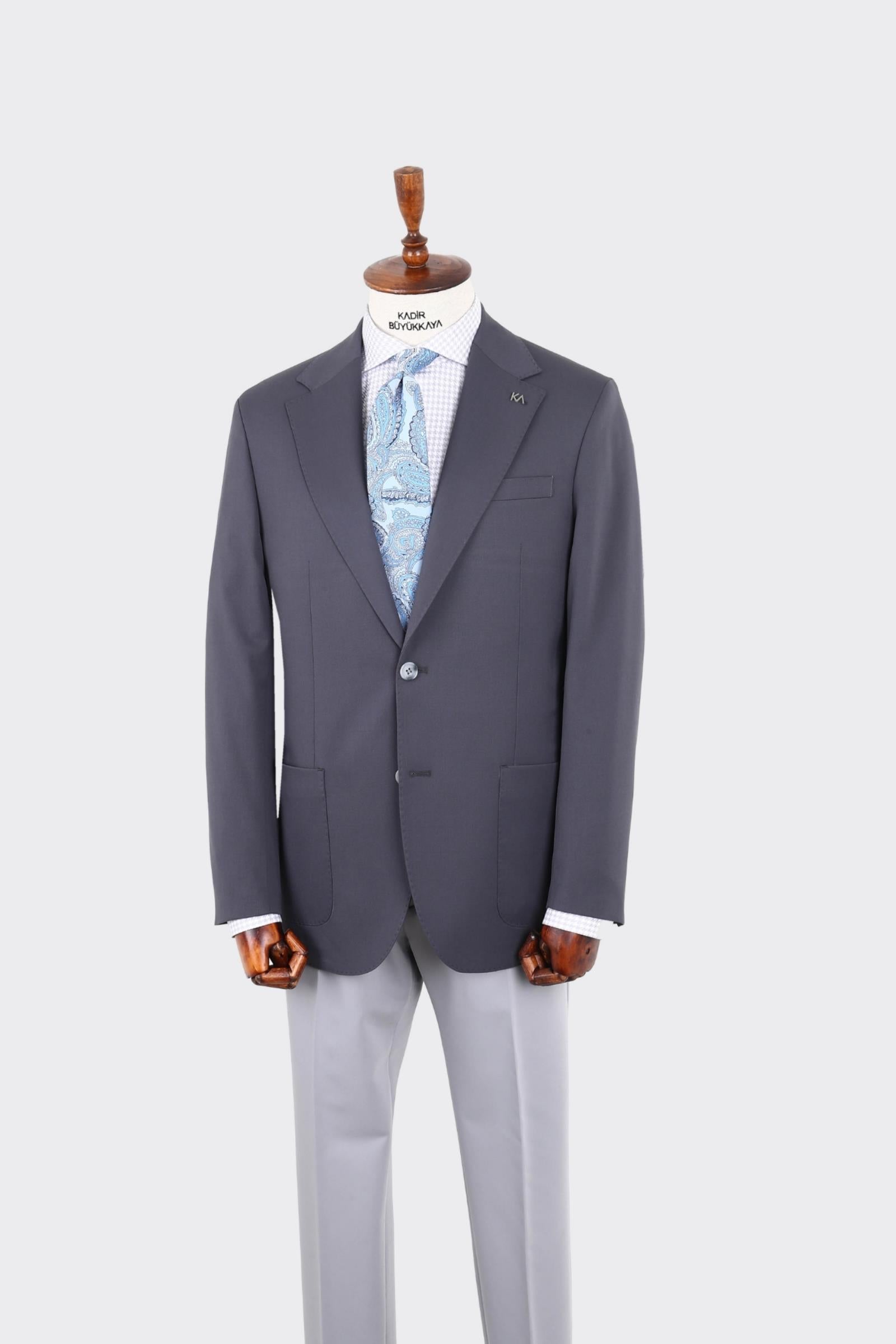 Kırlangıç Yaka Erkek Ceket-KAX5115W