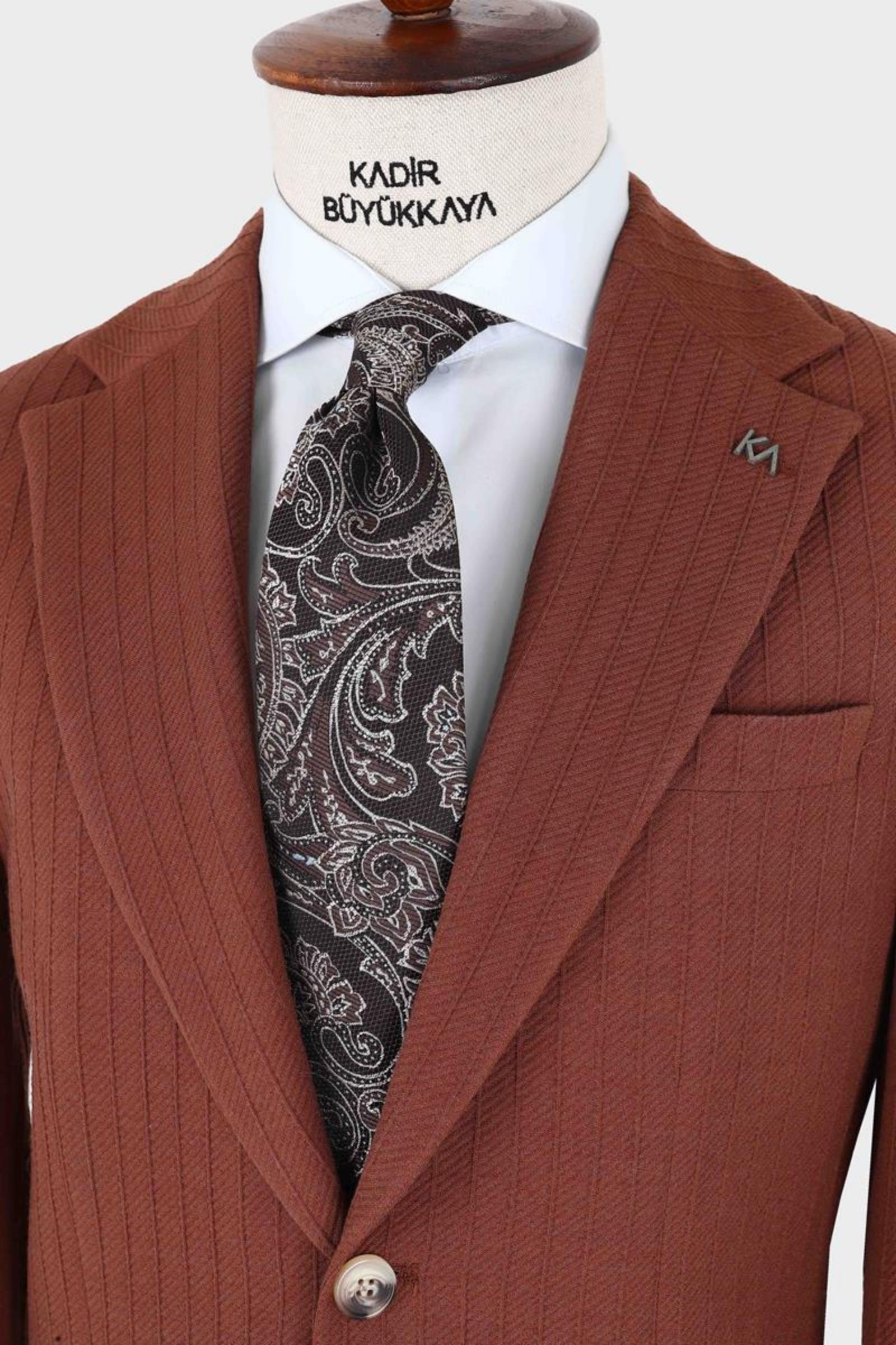 Erkek Kırlangıç Yaka  Ceket-KAX5522S