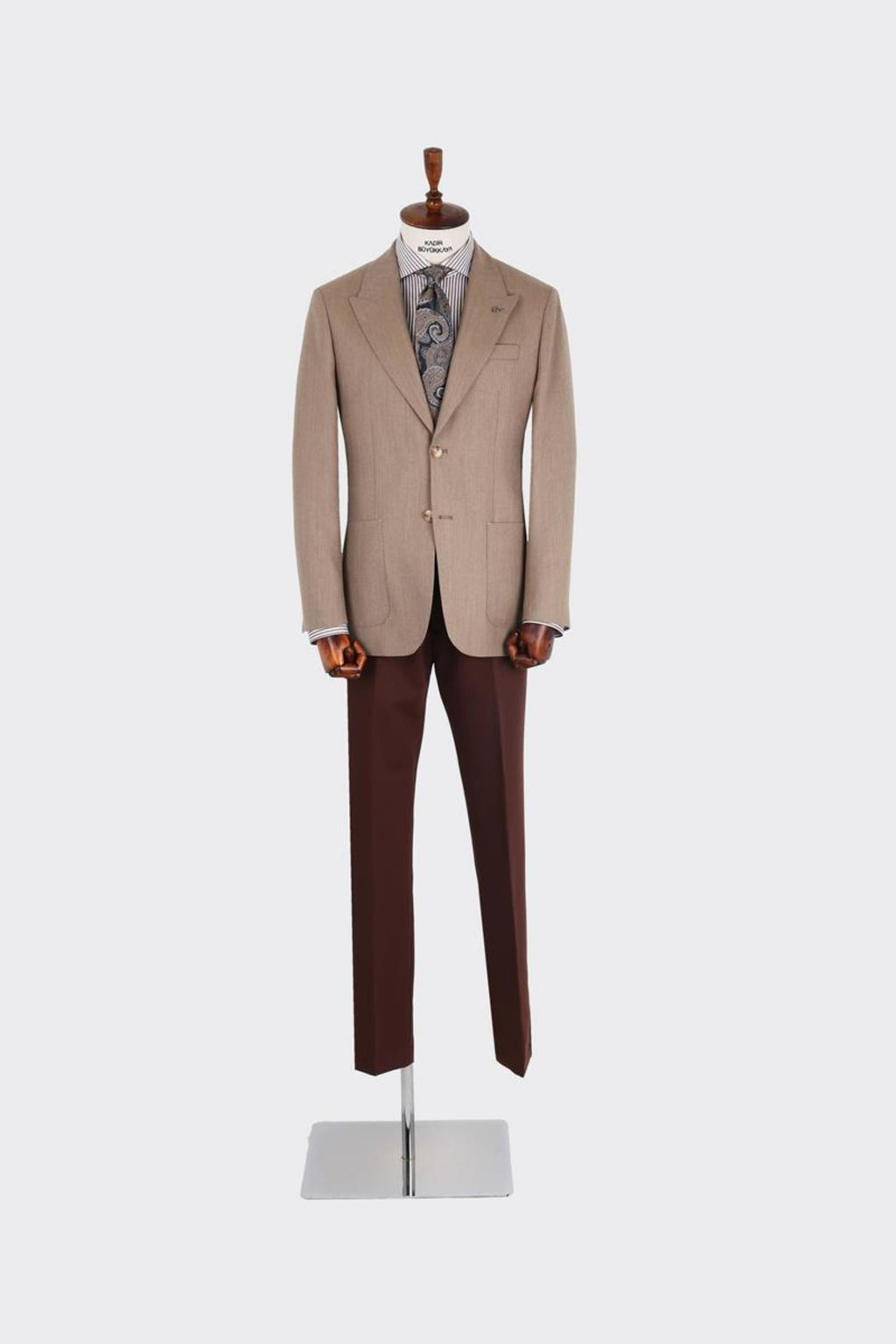 Erkek Kırlangıç Yaka  Ceket-KAX5166W