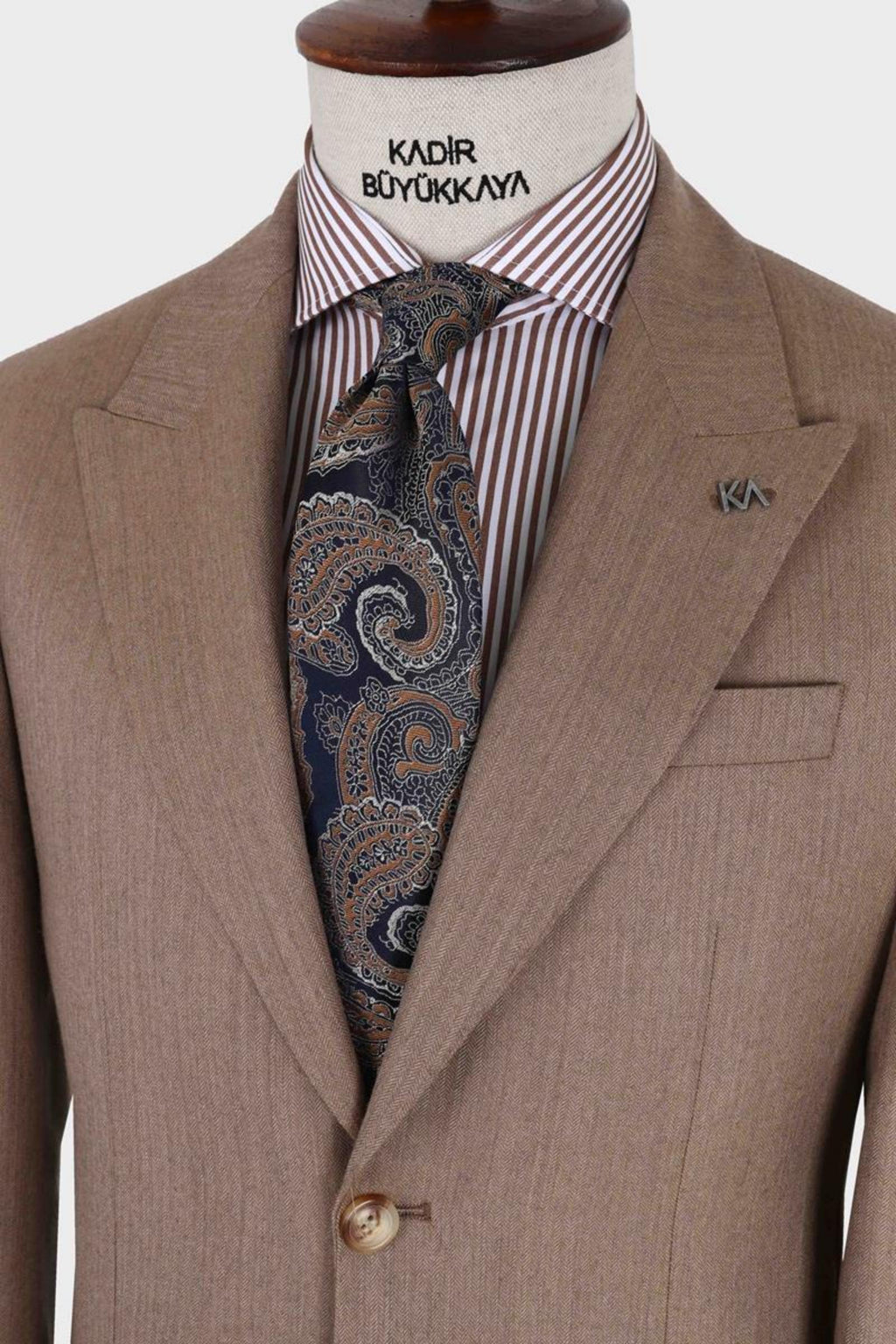 Erkek Kırlangıç Yaka  Ceket-KAX5166W