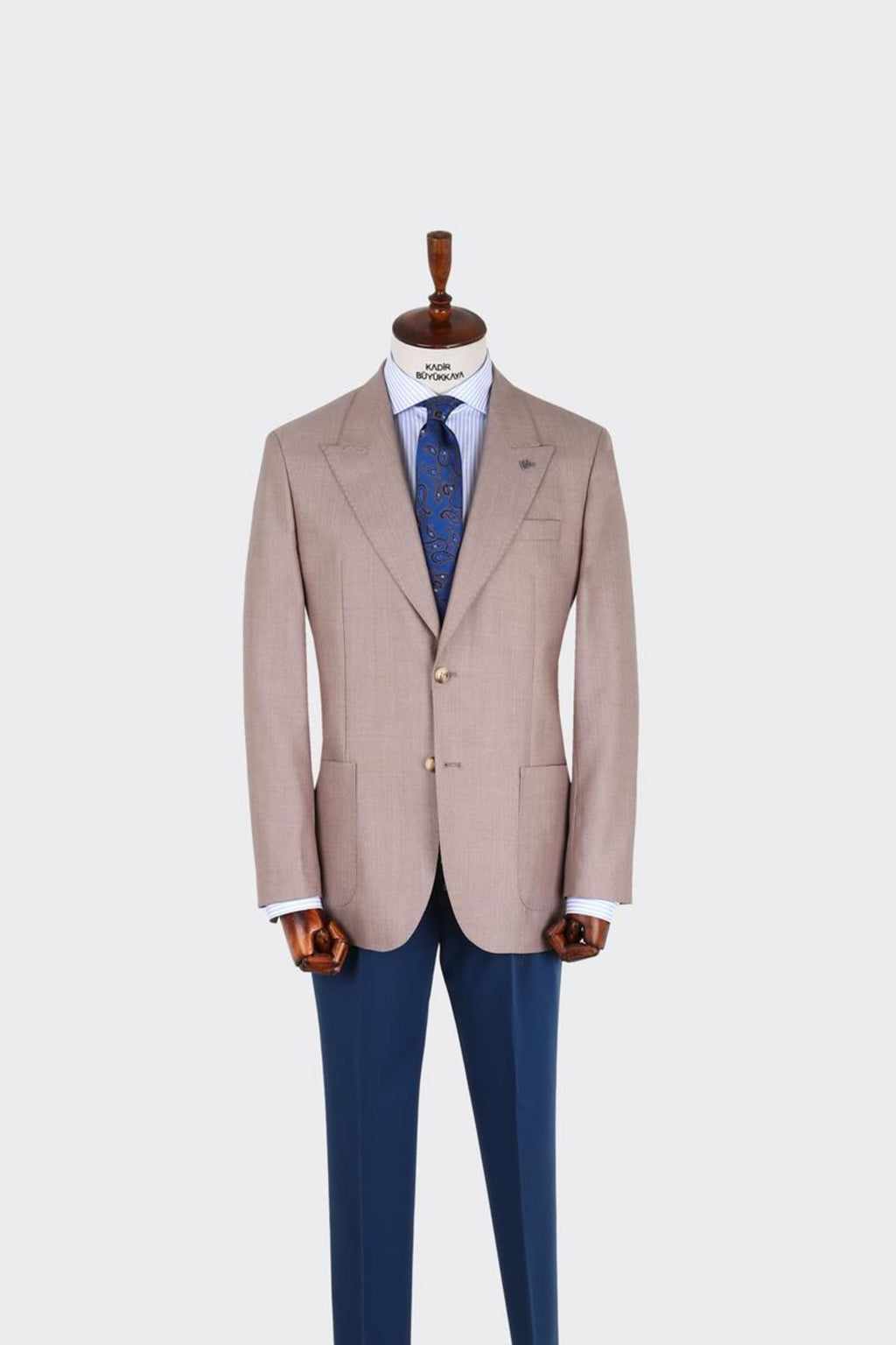 Erkek Kırlangıç Yaka  Ceket-KAX5166W