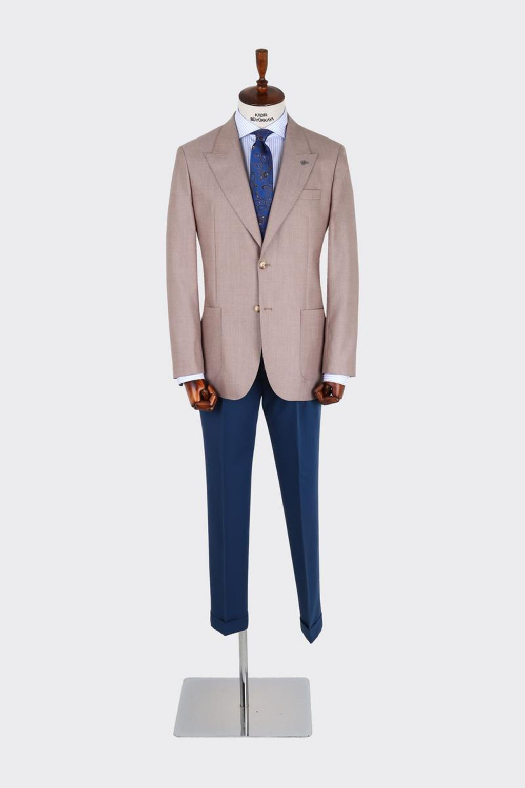 Erkek Kırlangıç Yaka  Ceket-KAX5166W