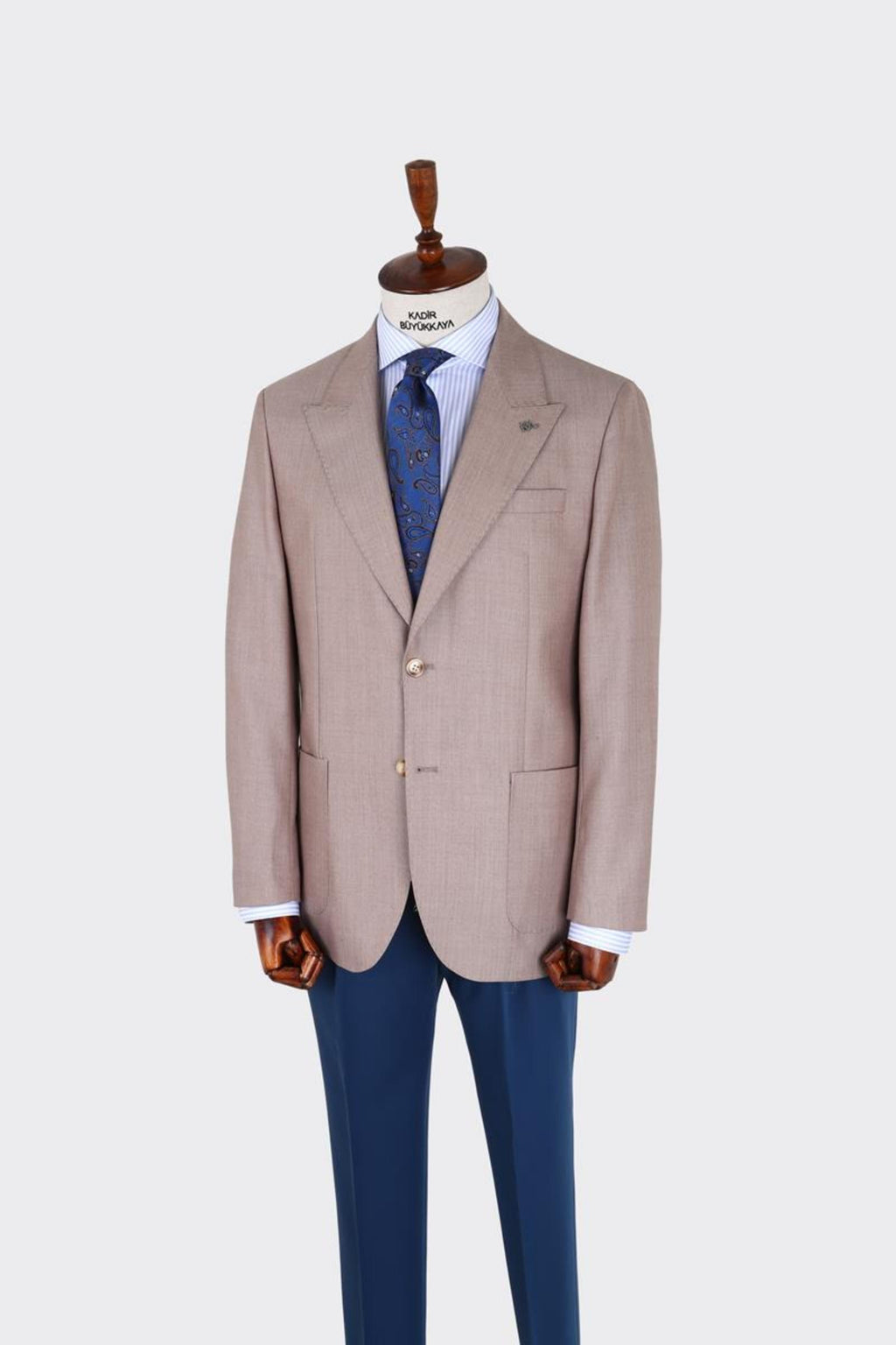 Erkek Kırlangıç Yaka  Ceket-KAX5166W