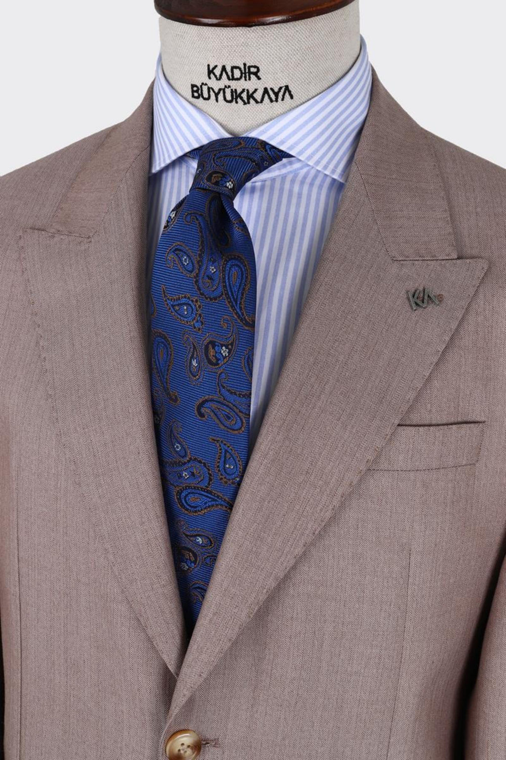 Erkek Kırlangıç Yaka  Ceket-KAX5166W