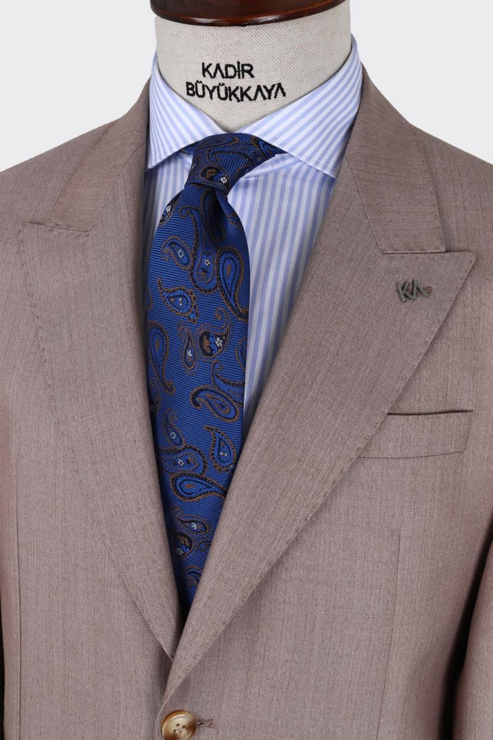 Erkek Kırlangıç Yaka  Ceket-KAX5166W