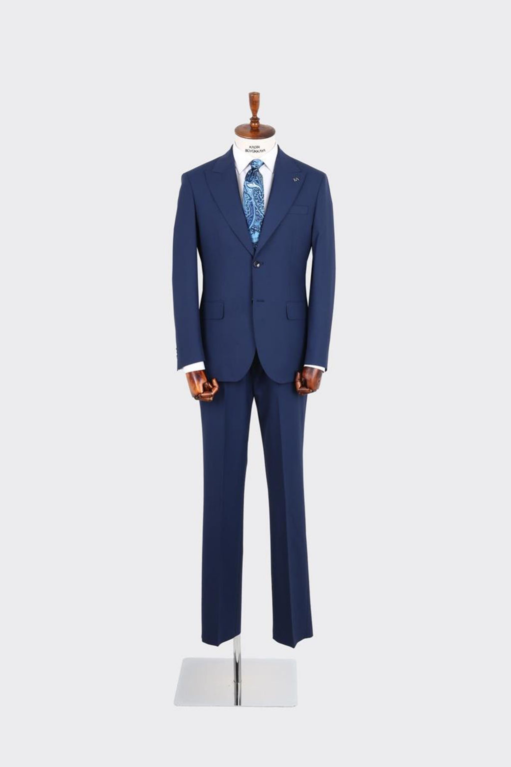 Kırlangıç Yaka İki Düğmeli Erkek Takım Elbise-KAX1380S