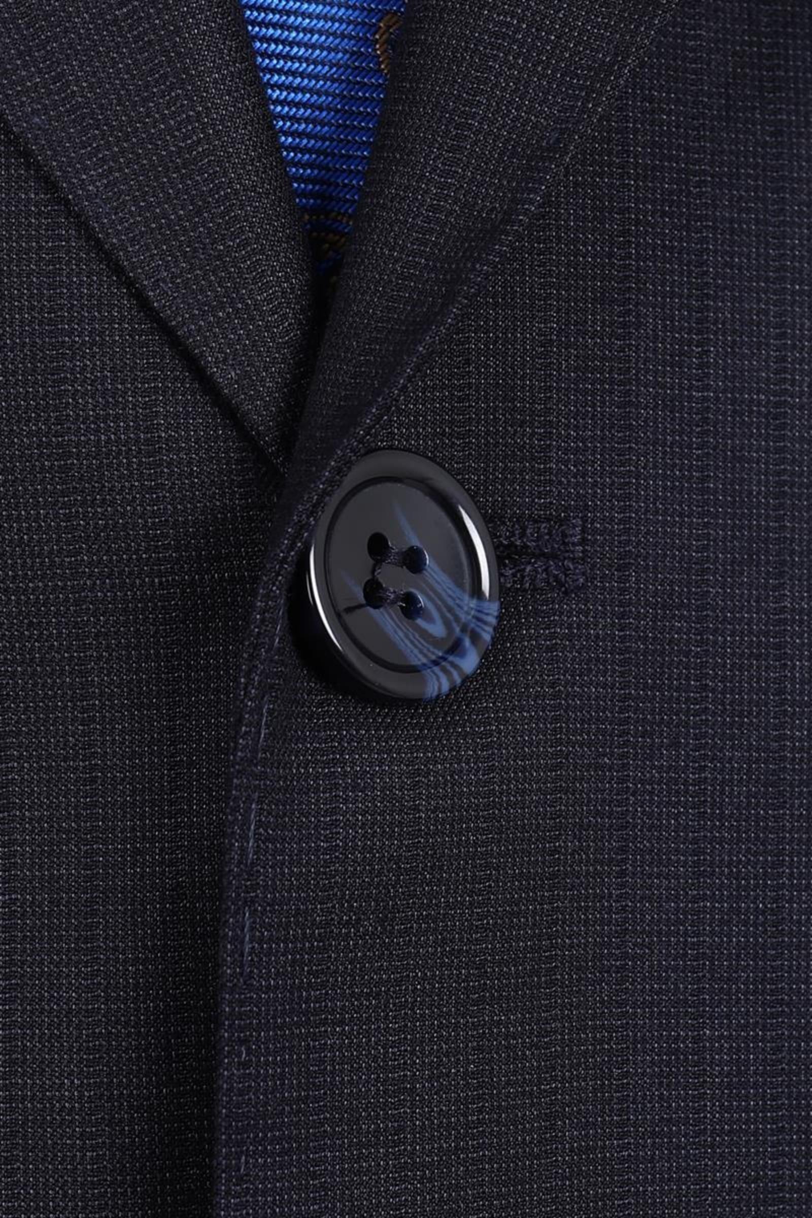 Kırlangıç Yaka İki Düğmeli Erkek Takım Elbise-KAX1378S