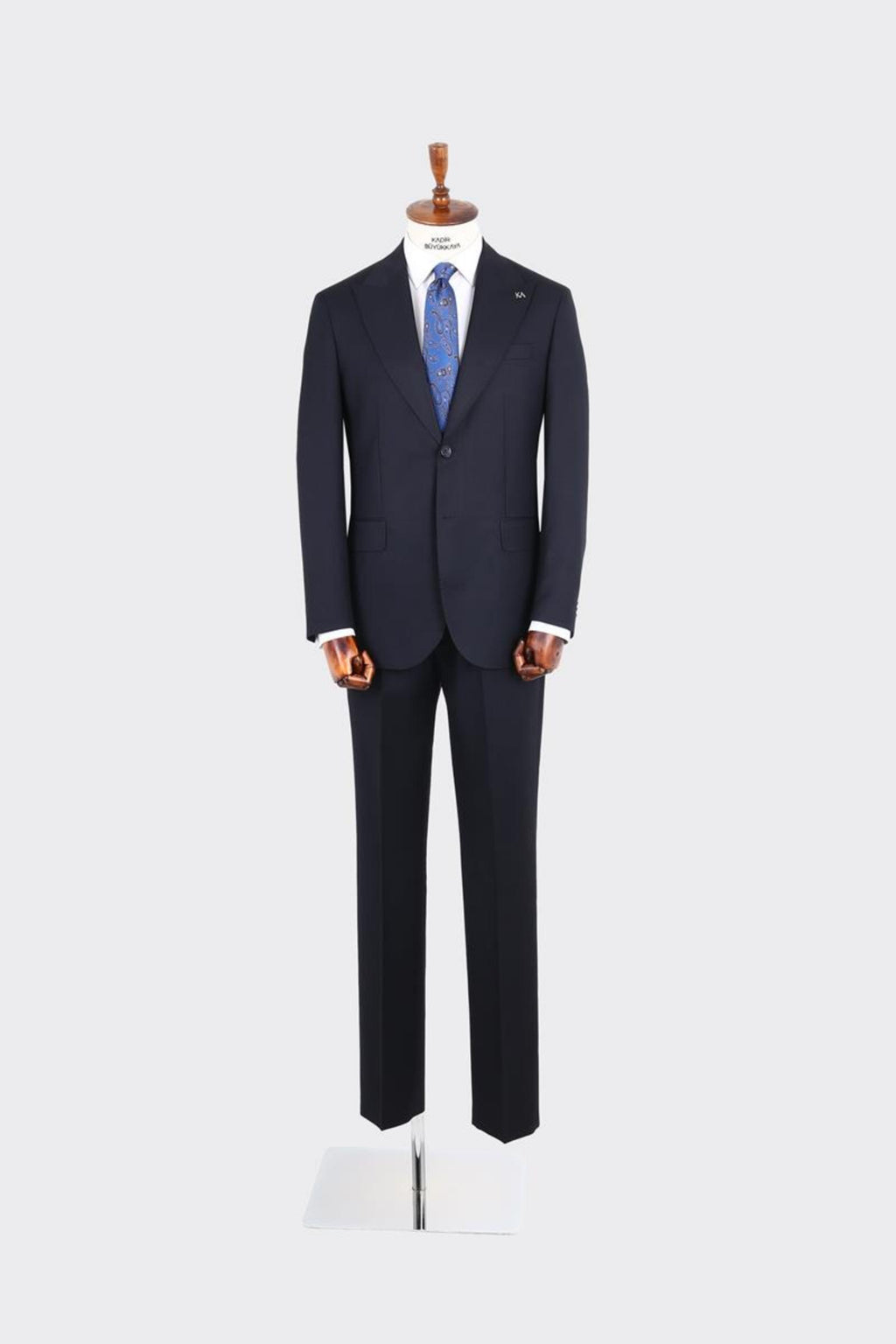 Kırlangıç Yaka İki Düğmeli Erkek Takım Elbise-KAX1378S