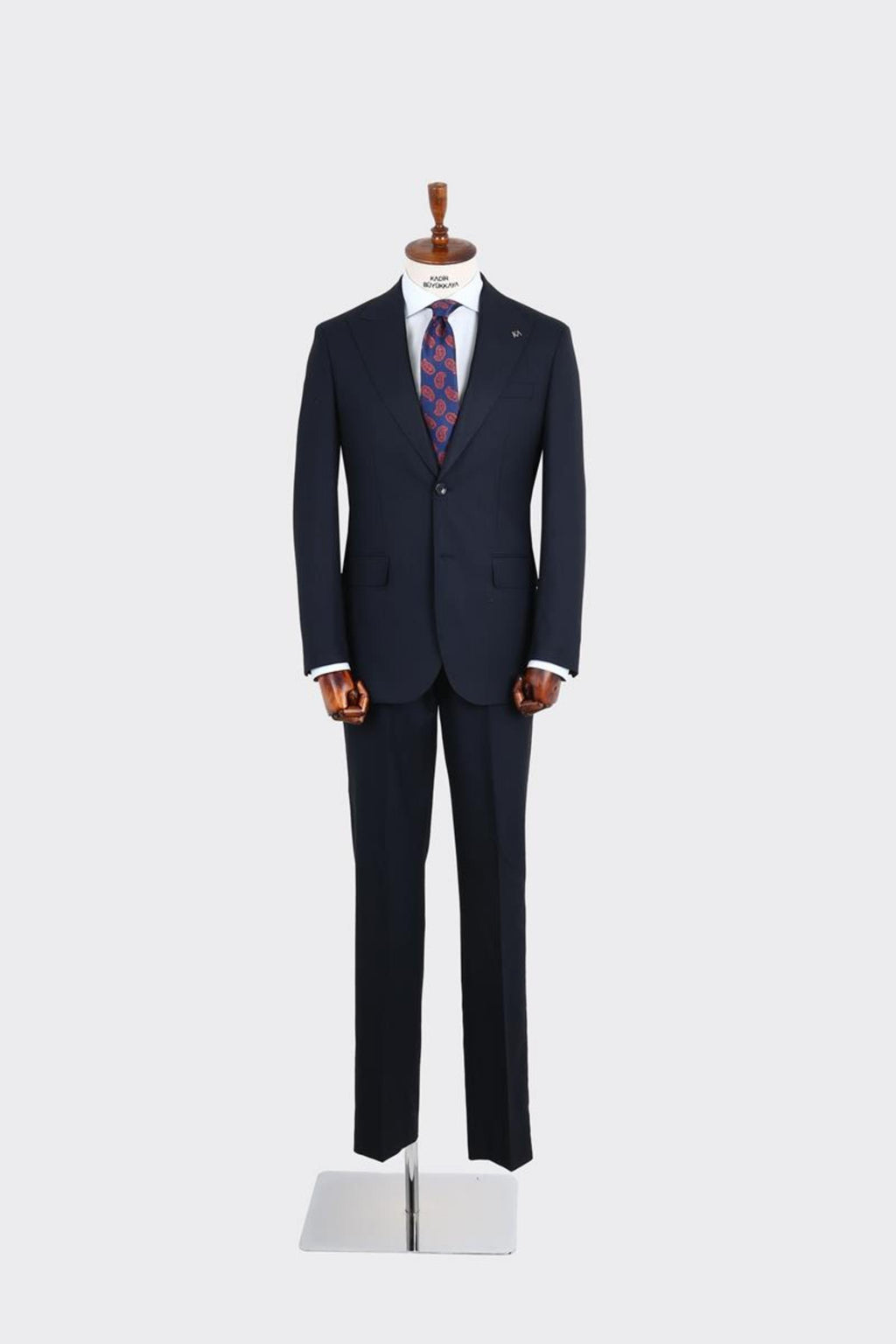 Kırlangıç Yaka İki Düğmeli Erkek Takım Elbise-KAX1374S