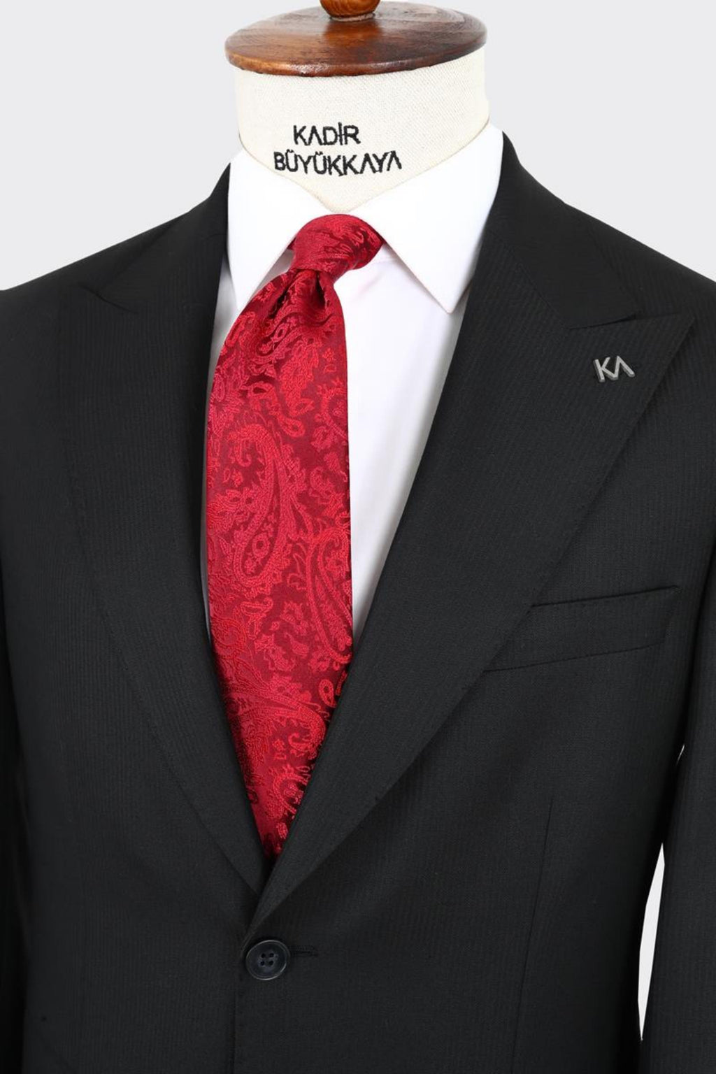 Kırlangıç Yaka İki Düğmeli Erkek Takım Elbise-KAX1350S