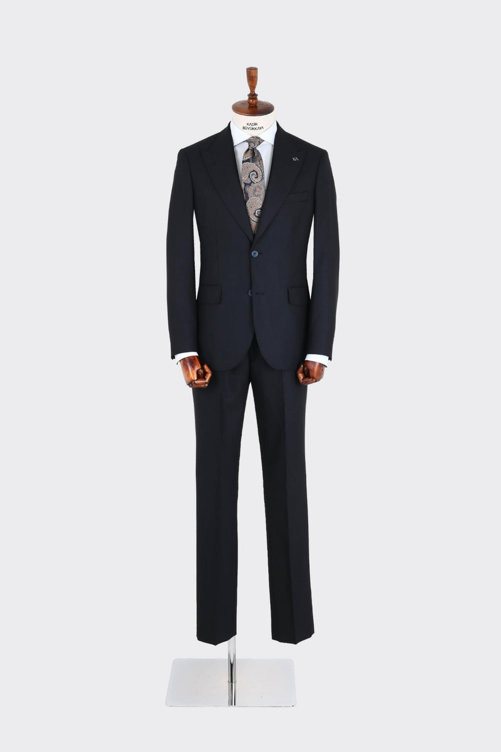 Kırlangıç Yaka İki Düğmeli Erkek Takım Elbise-KAX1350S