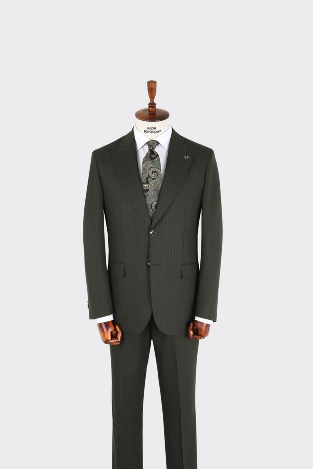 Erkek Kırlangıç Yaka İki Düğmeli  Takım Elbise-KAX1327W