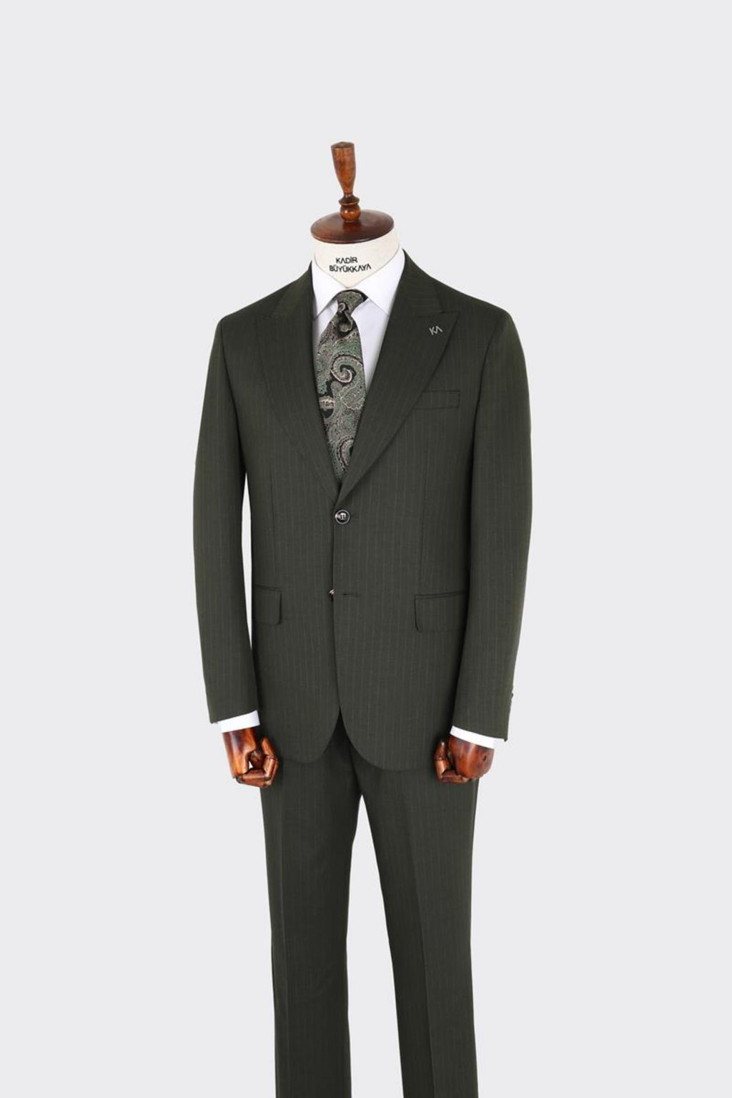 Erkek Kırlangıç Yaka İki Düğmeli  Takım Elbise-KAX1327W