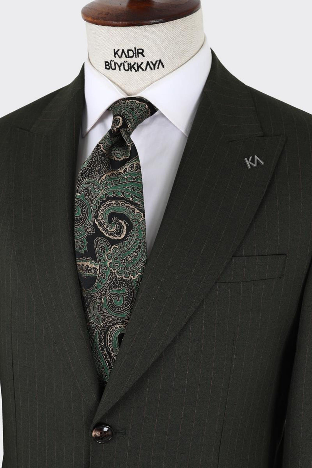 Erkek Kırlangıç Yaka İki Düğmeli  Takım Elbise-KAX1327W