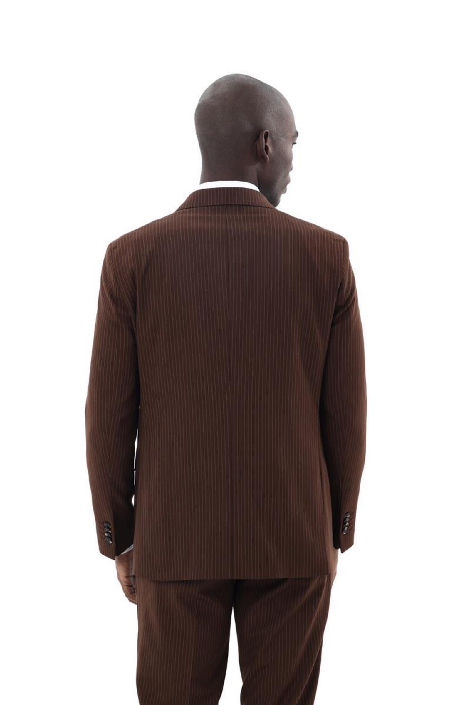 Erkek Kırlangıç Yaka İki Düğmeli  Takım Elbise-KAX1329W