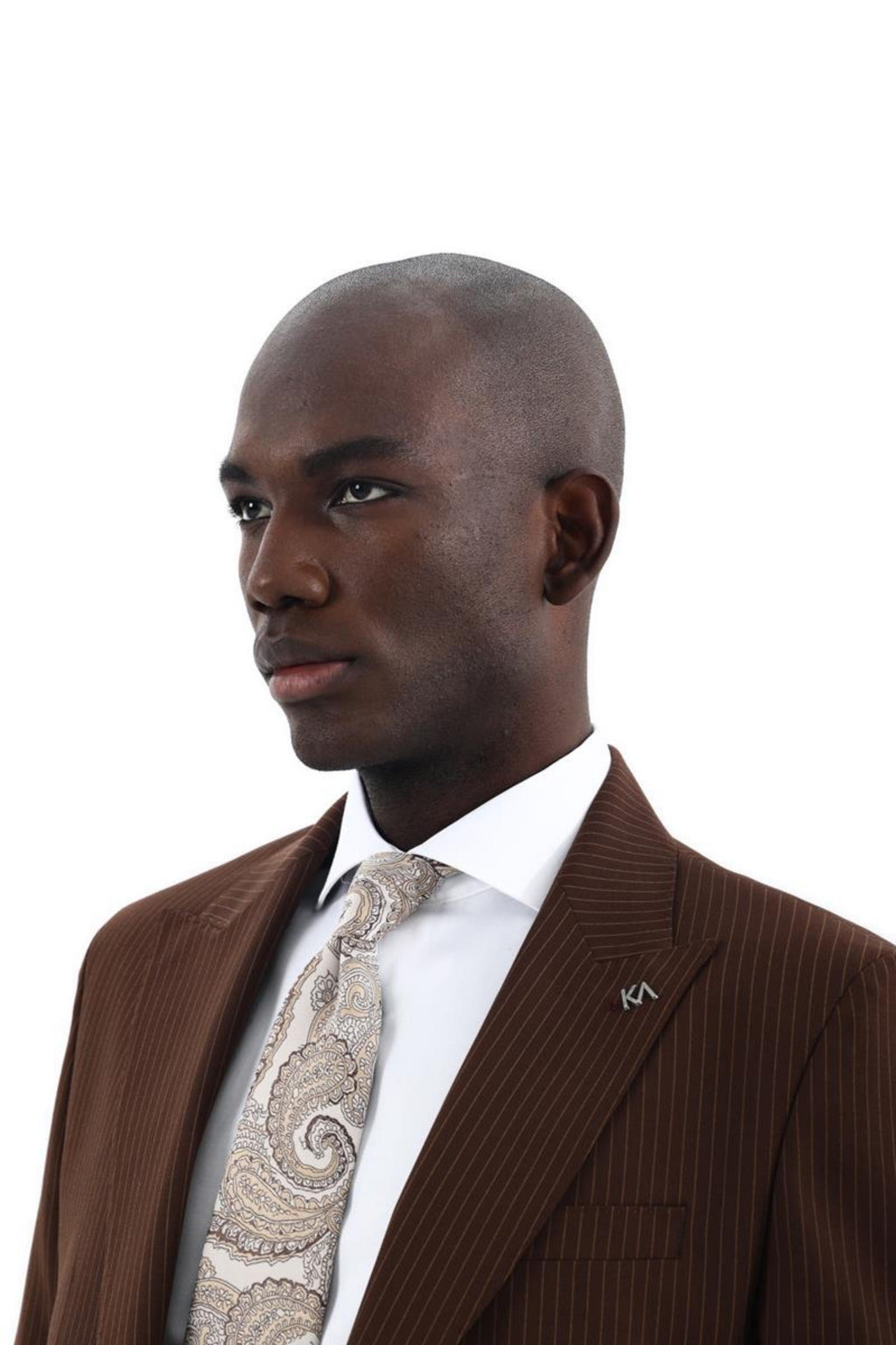 Erkek Kırlangıç Yaka İki Düğmeli  Takım Elbise-KAX1329W