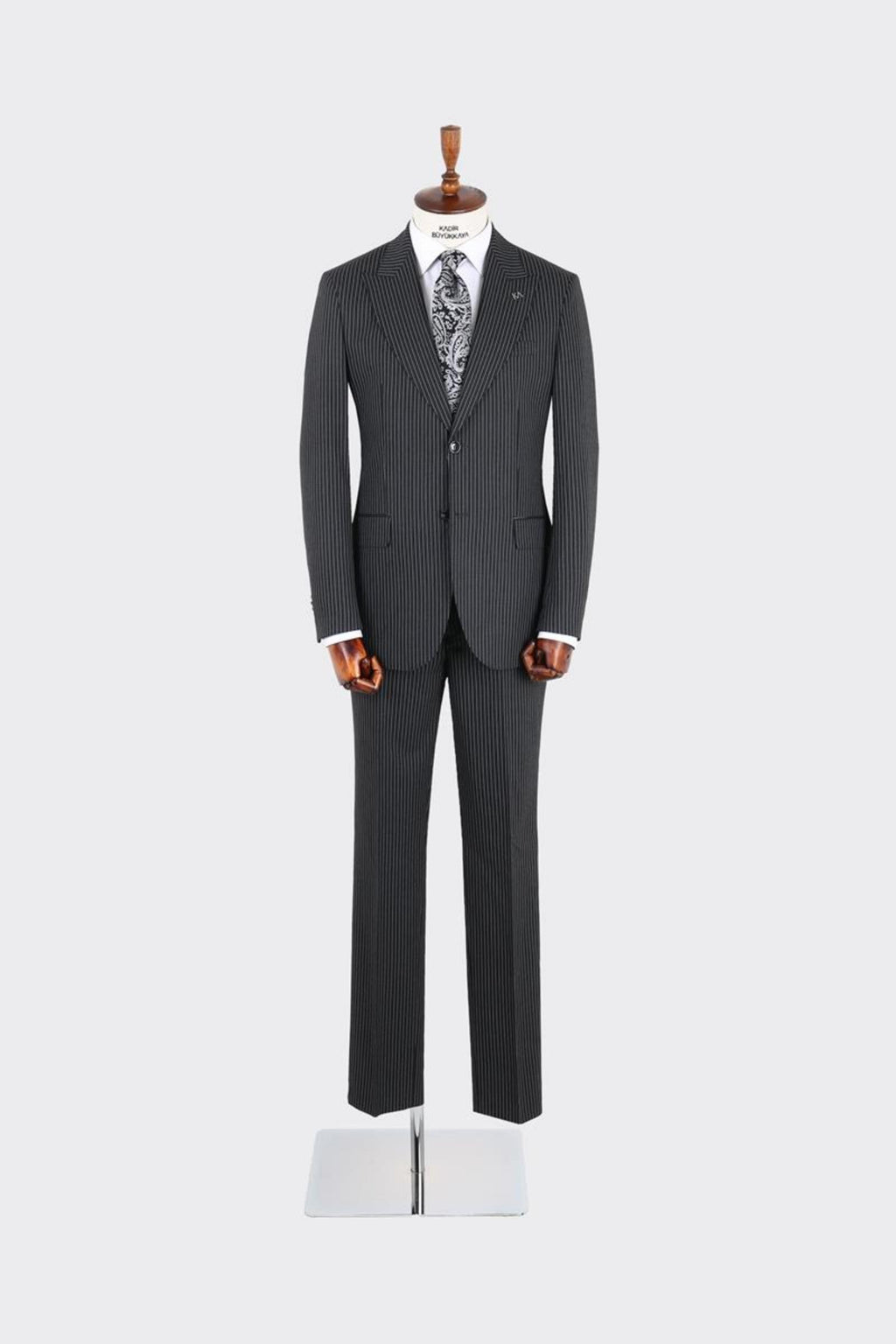Erkek Kırlangıç Yaka İki Düğmeli  Takım Elbise-KAX1329W