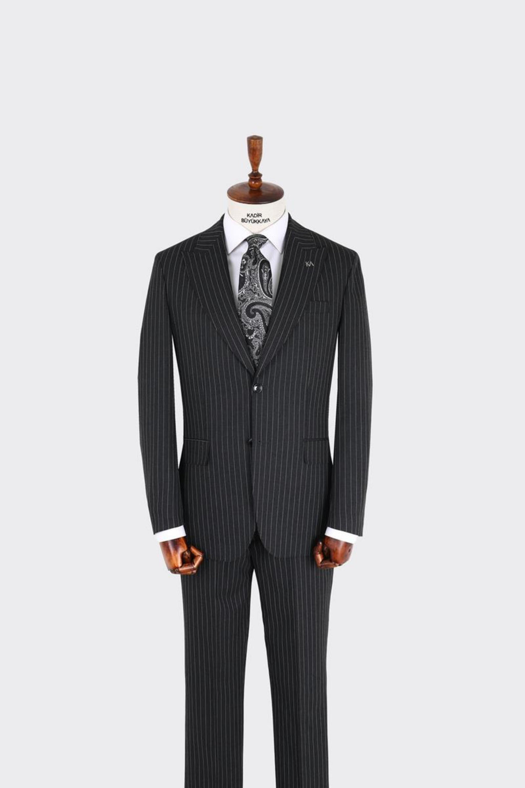 Erkek Kırlangıç Yaka İki Düğmeli  Takım Elbise-KAX1328W