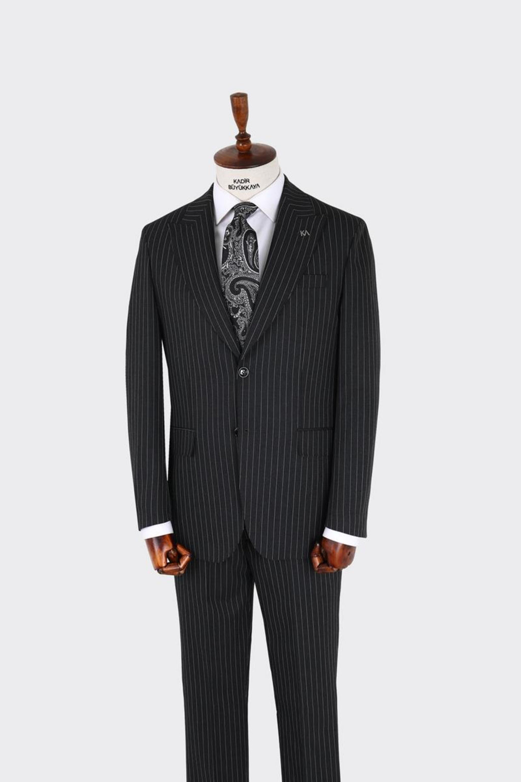 Erkek Kırlangıç Yaka İki Düğmeli  Takım Elbise-KAX1328W