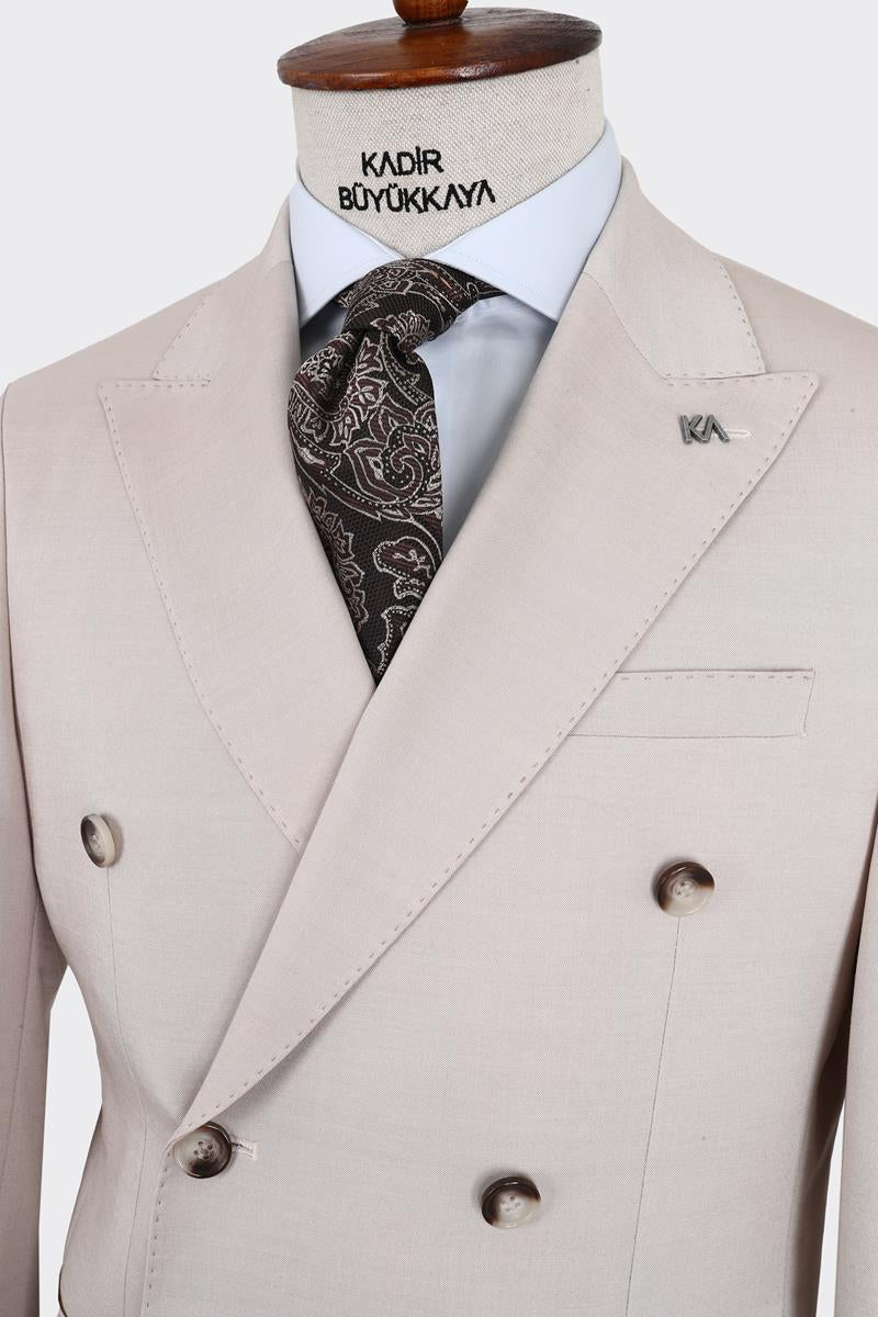 Kırlangıç Yaka Kruvaze Erkek Ceket-KAX5201S