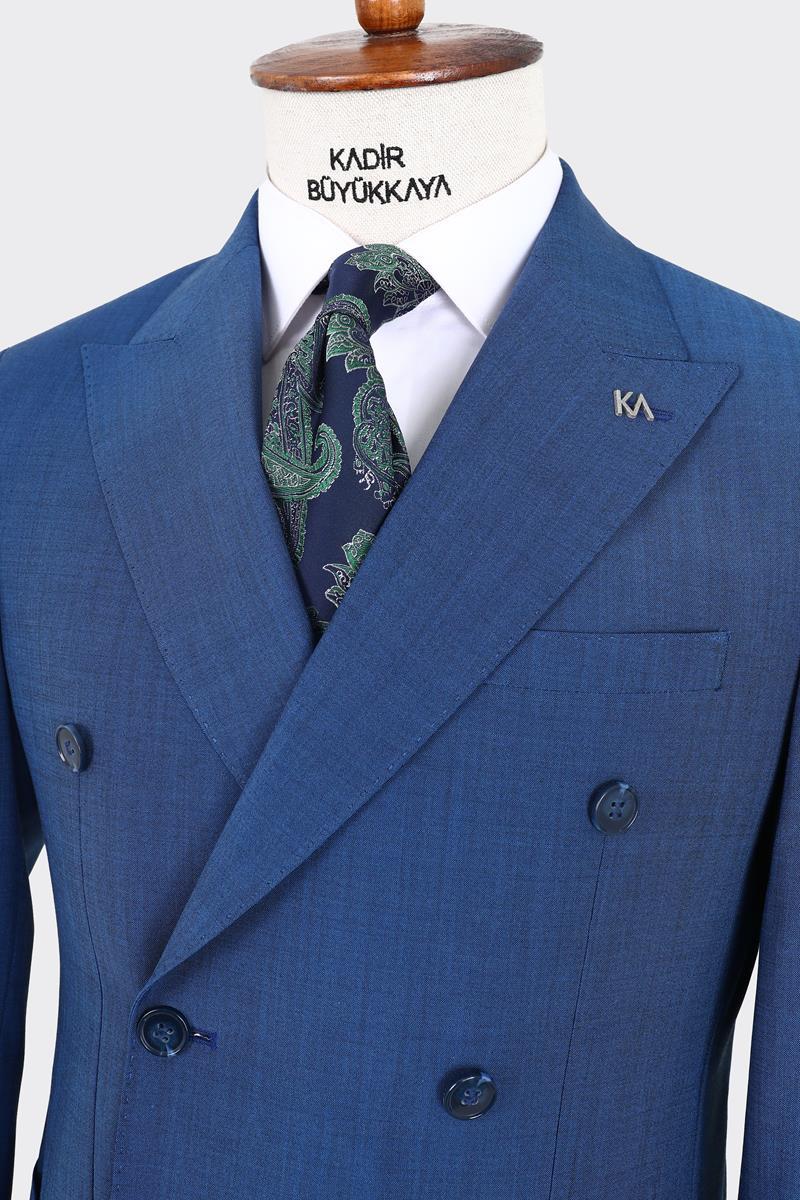 Kırlangıç Yaka Kruvaze Erkek Ceket-KAX5201S