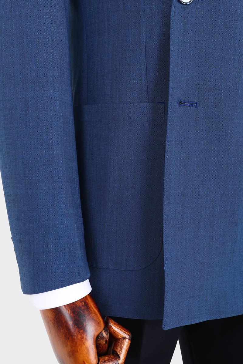 Kırlangıç Yaka Kruvaze Erkek Ceket-KAX5201S