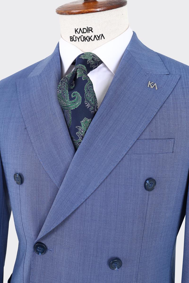 Kırlangıç Yaka Kruvaze Erkek Ceket-KAX5201S