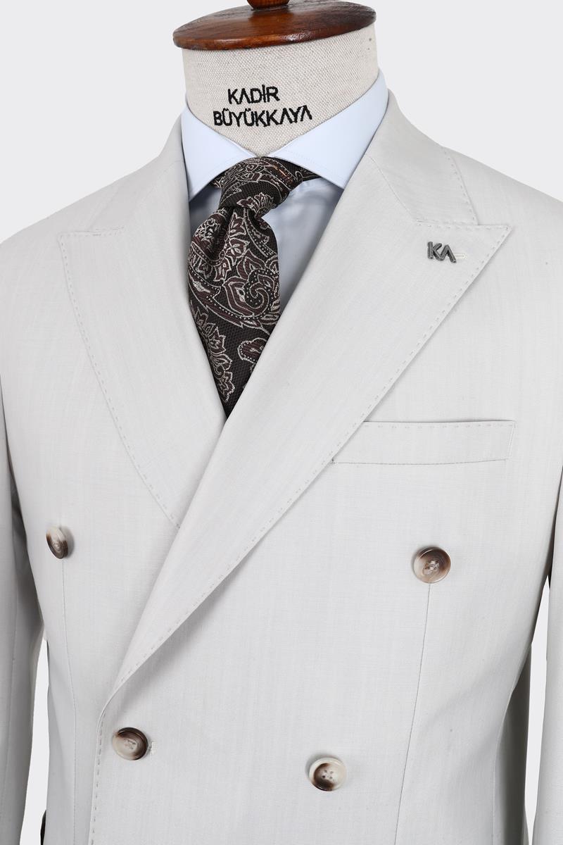 Kırlangıç Yaka Kruvaze Erkek Ceket-KAX5200S