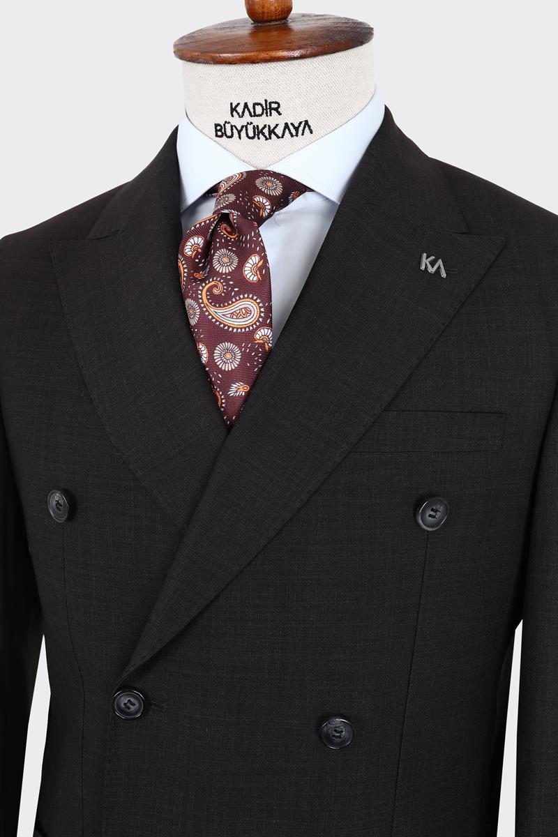 Kırlangıç Yaka Kruvaze Erkek Ceket-KAX5205S