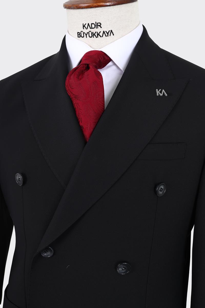 Kırlangıç Yaka Kruvaze Erkek Ceket-KAX5205S