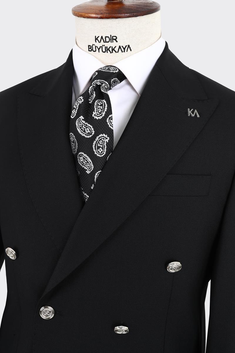 Kırlangıç Yaka Kruvaze Erkek Ceket-KAX5233S