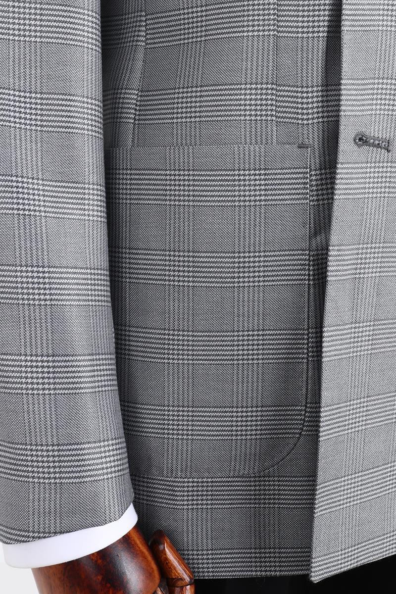 Kırlangıç Yaka Kruvaze Erkek Ceket-KAX5213S