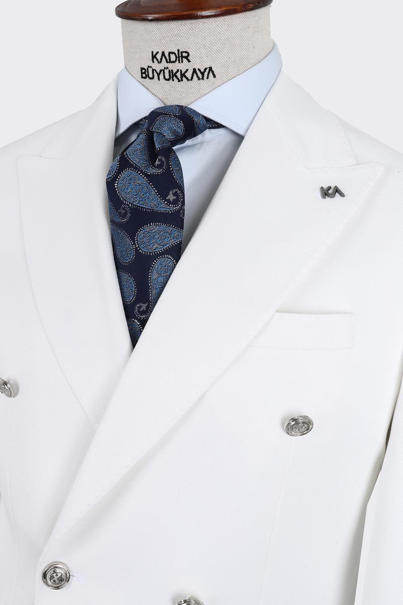 Kırlangıç Yaka Kruvaze Erkek Ceket-KAX5220S