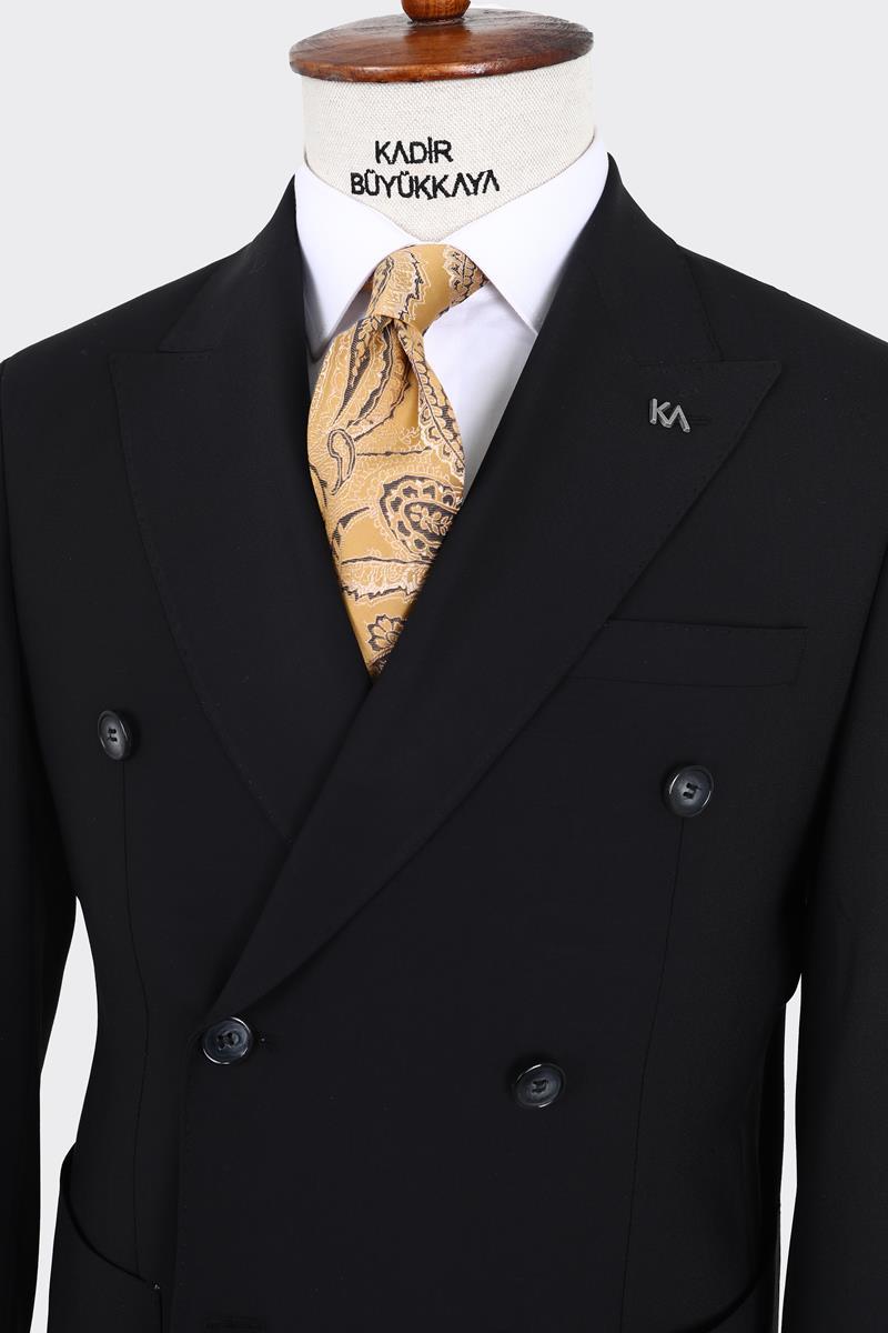 Kırlangıç Yaka Kruvaze Erkek Ceket-KAX5211S