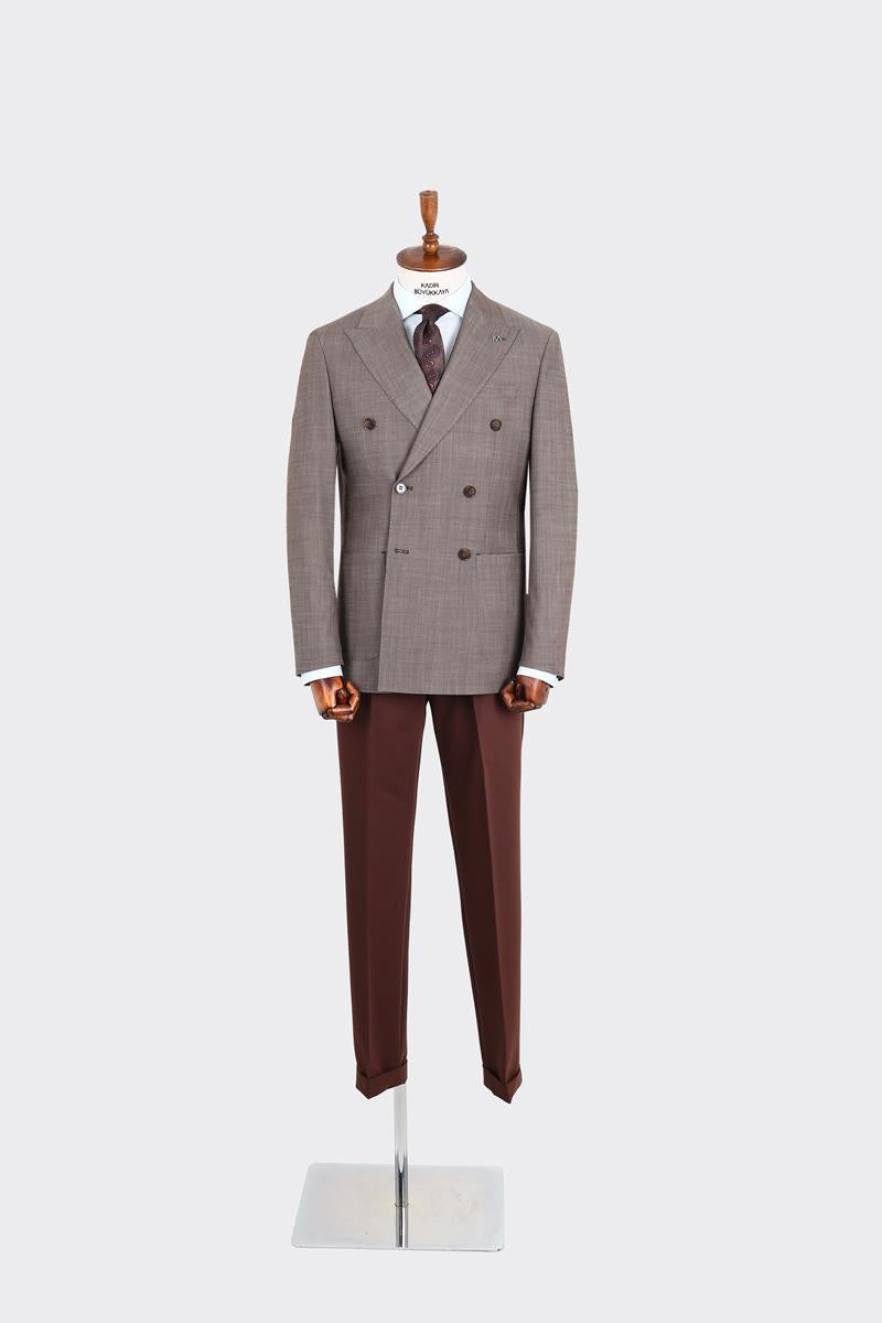 Kırlangıç Yaka Kruvaze Erkek Ceket-KAX5206S