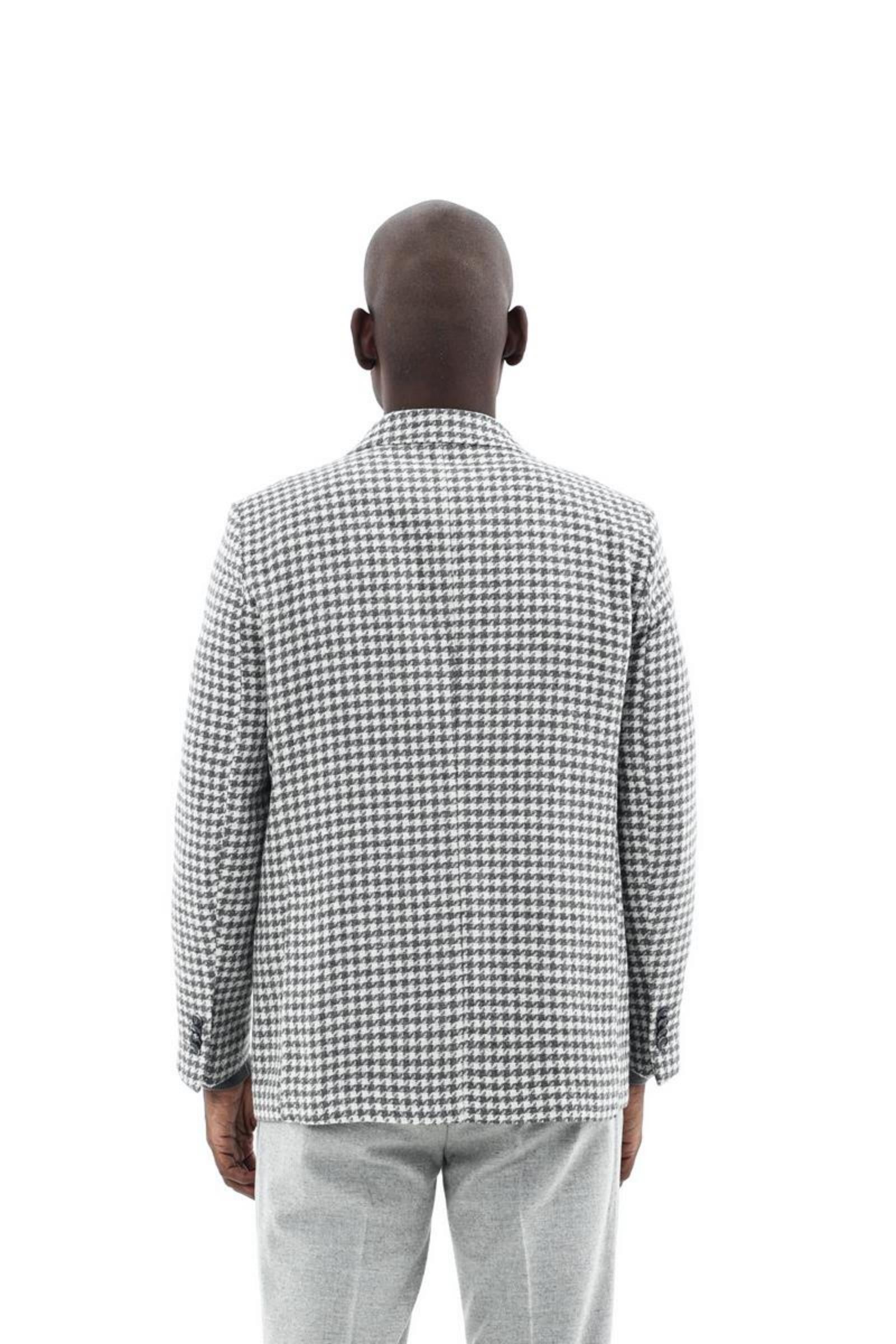 Kırlangıç Yaka Kruvaze Erkek Ceket-KAX5157W