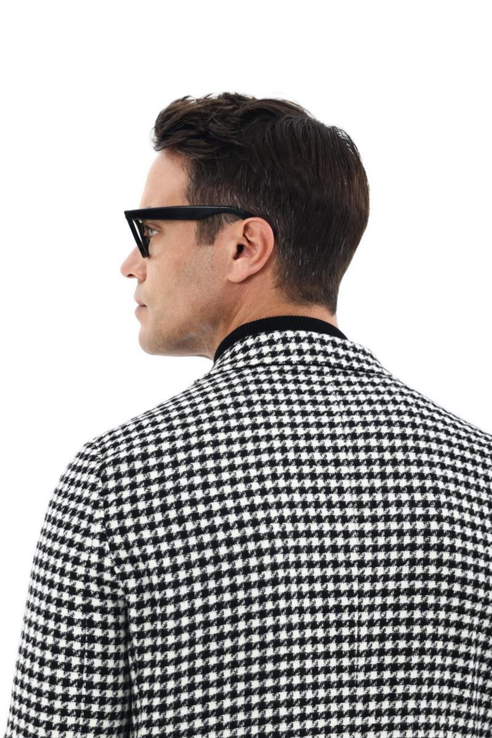 Kırlangıç Yaka Kruvaze Erkek Ceket-KAX5157W