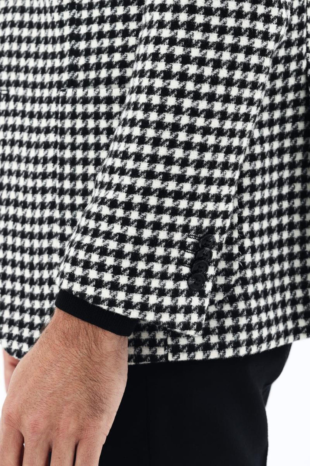 Kırlangıç Yaka Kruvaze Erkek Ceket-KAX5157W