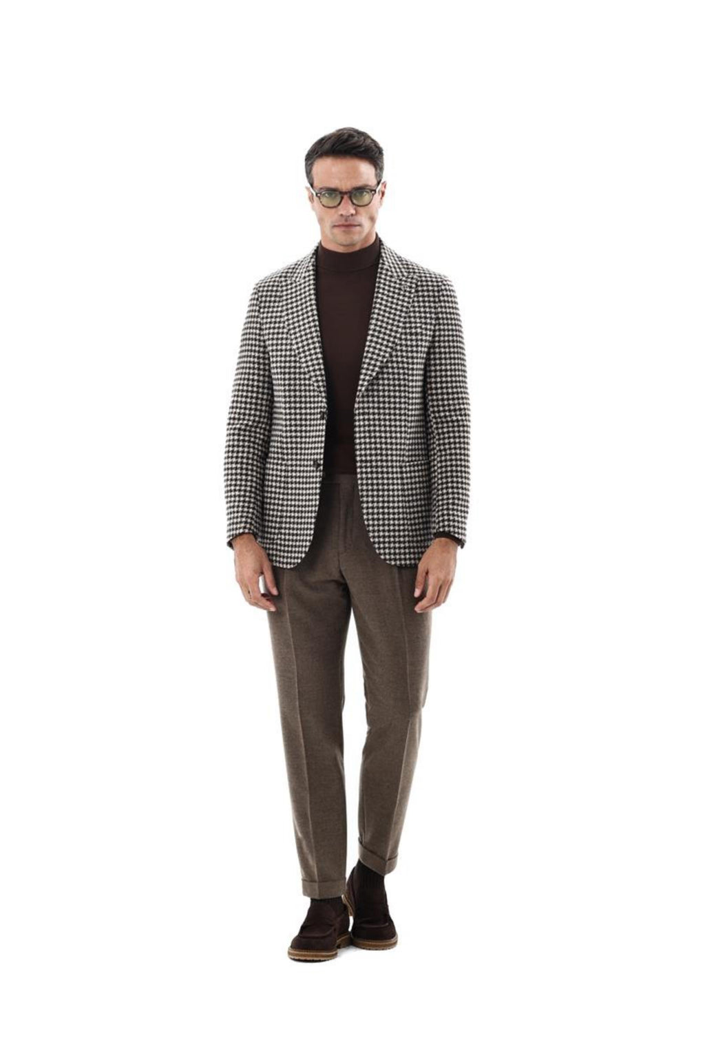 Kırlangıç Yaka Kruvaze Erkek Ceket-KAX5157W